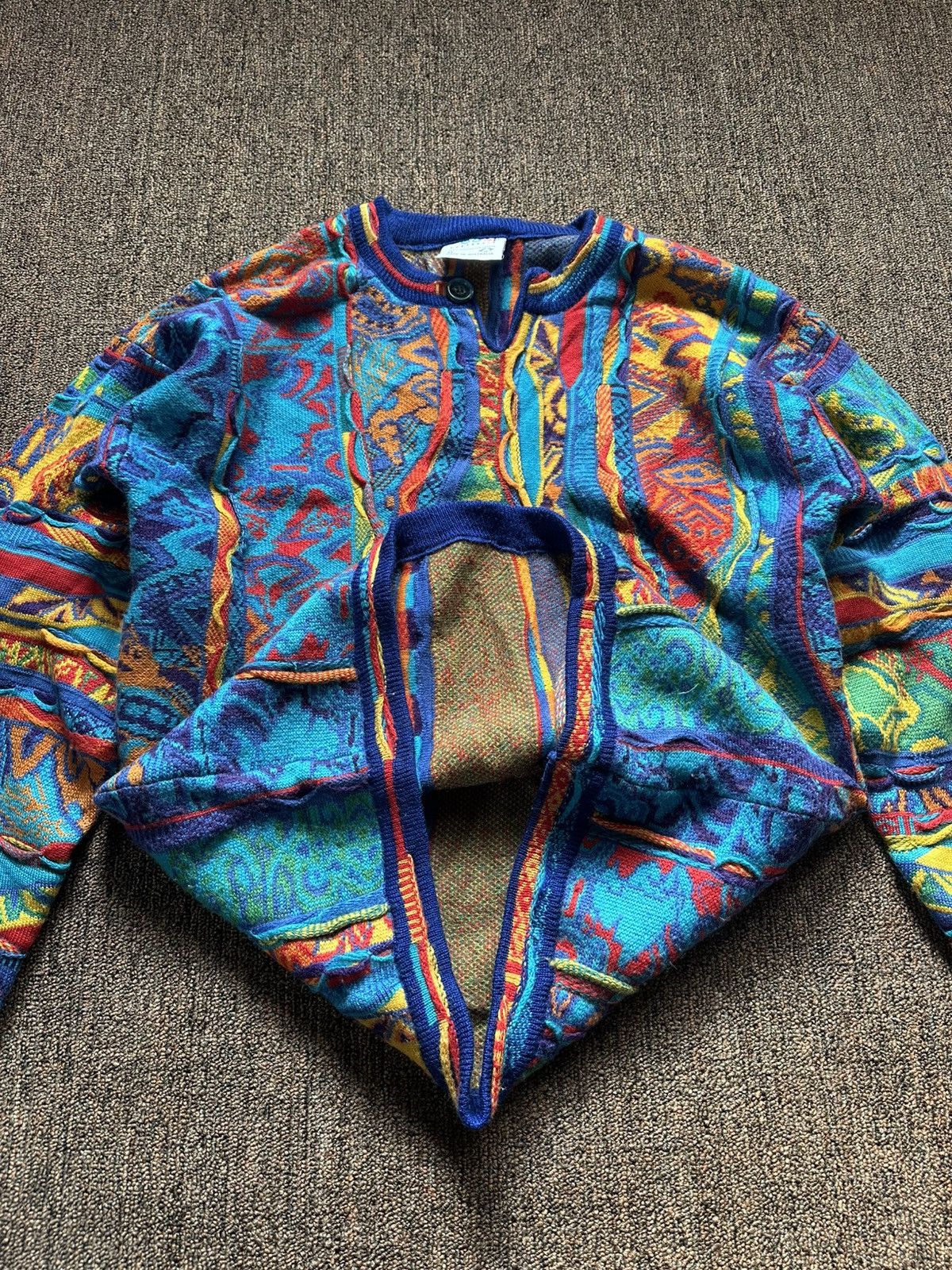 Coogi COOGI Australia Mercerized 3D Knit Multicolor Size M Rare Size US S / EU 44-46 / 1 - 3 Thumbnail