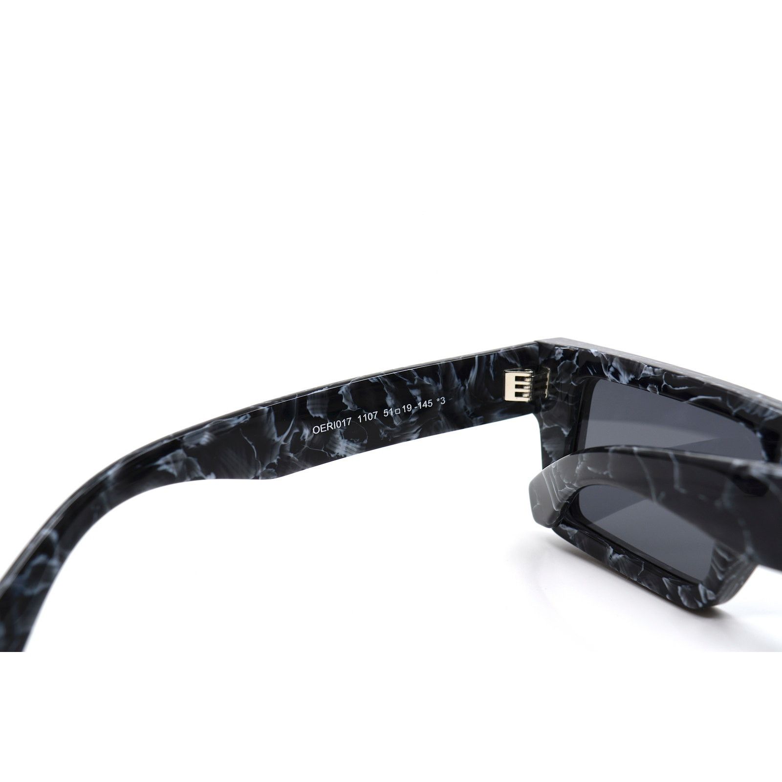 Off-White NEW! OFF-WHITE OER1017 1107 BLACK MARBLE GREY SUNGLASSES Size ONE SIZE - 9 Thumbnail