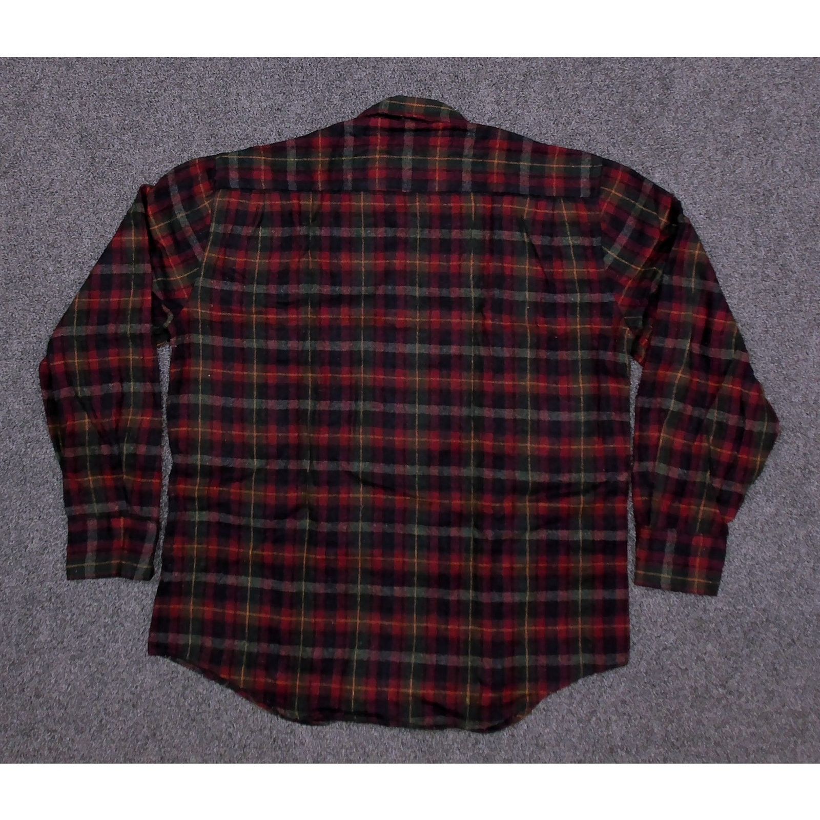 Dickies Vintage 80s Dickies Wool Blend Plaid Flannel Boxy Shacket Size US M / EU 48-50 / 2 - 4 Thumbnail
