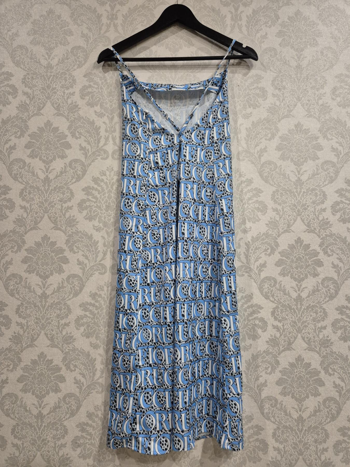 Fiorucci Fiorucci Women\'s Blue and White Dress Size S / US 4 / IT 40 - 2 Thumbnail