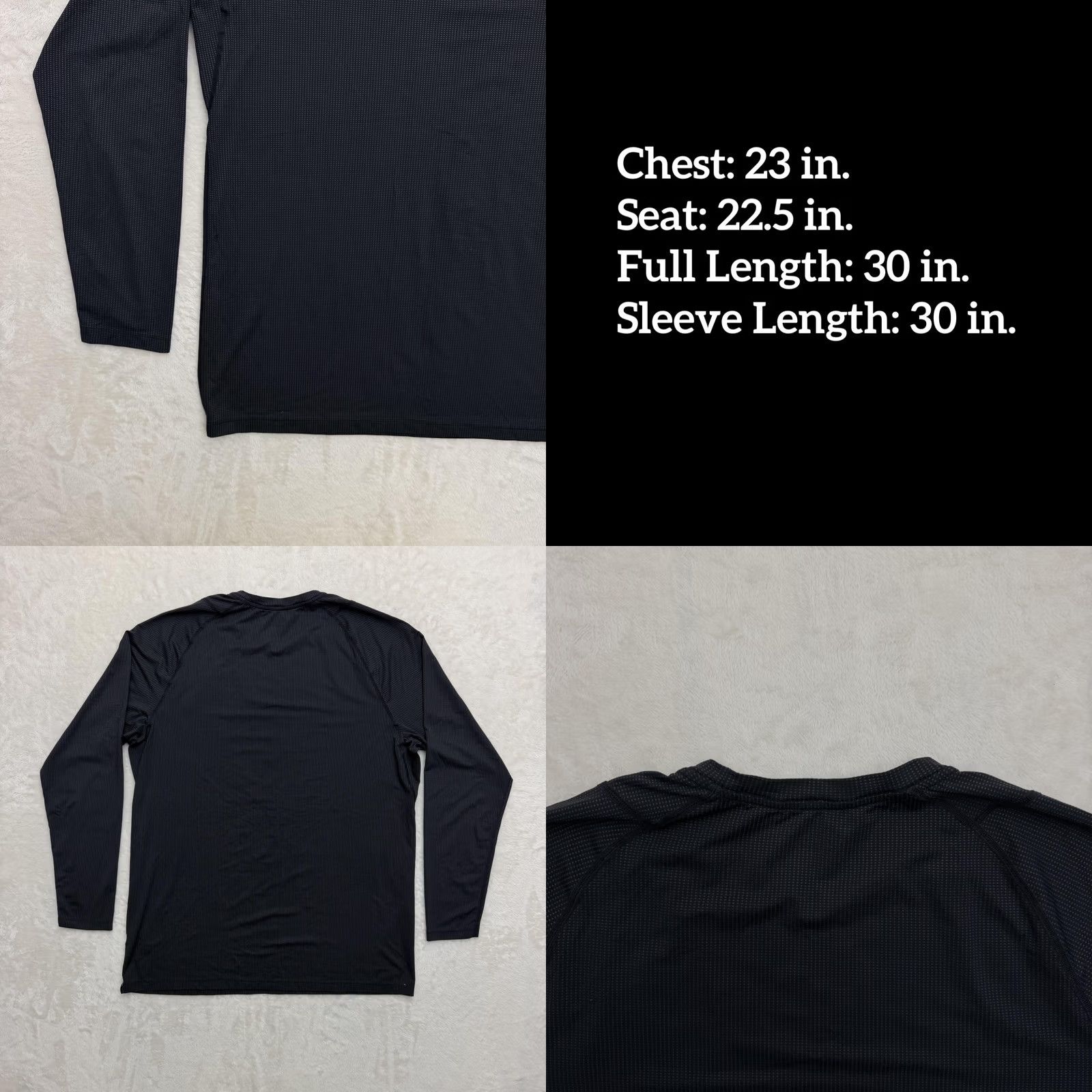Vintage SAXX Quest Shirt Mens XL Black Long Sleeve Crew Performance Travel Base Layer Size US XL / EU 56 / 4 - 8 Thumbnail
