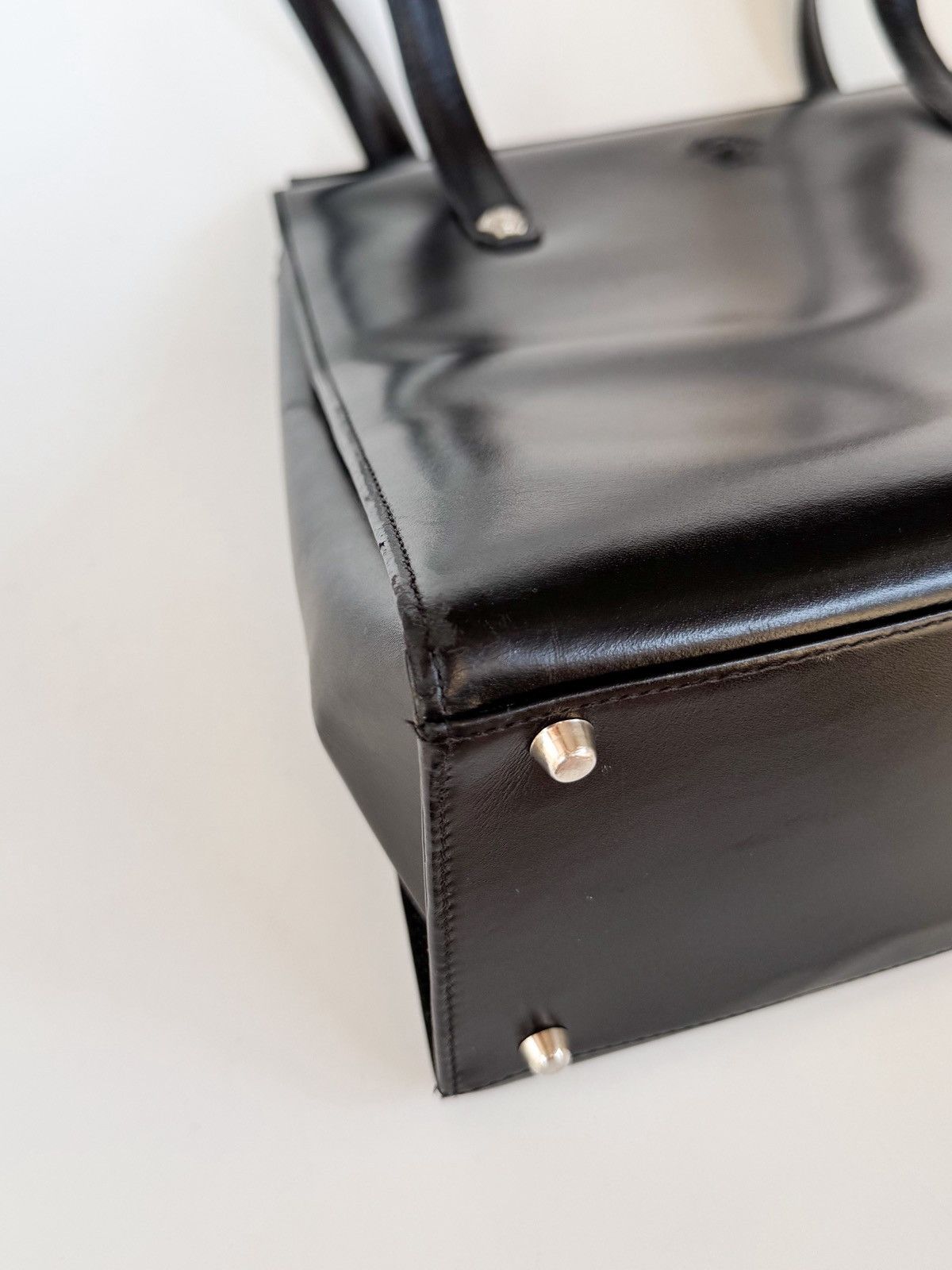 Versace Gianni Versace black leather bag Versace Medusa head Size ONE SIZE - 14 Thumbnail