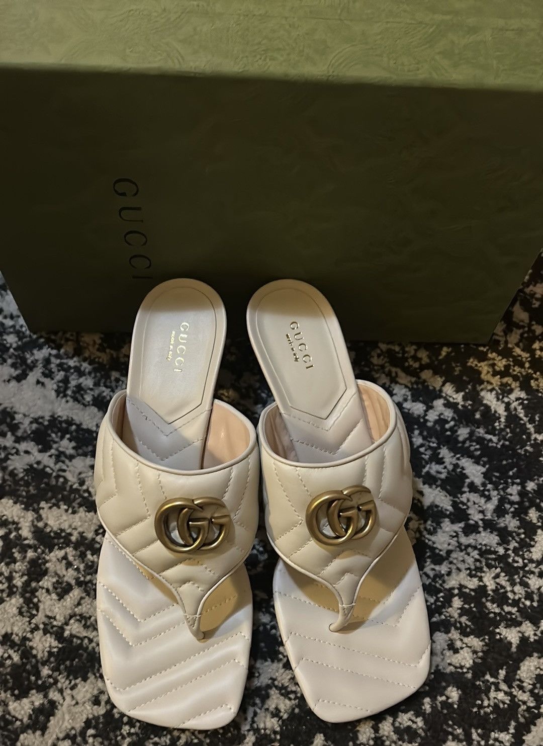 Gucci Gucci Double G Thong Sandal Mules Size US 10 / IT 40 - 3 Thumbnail