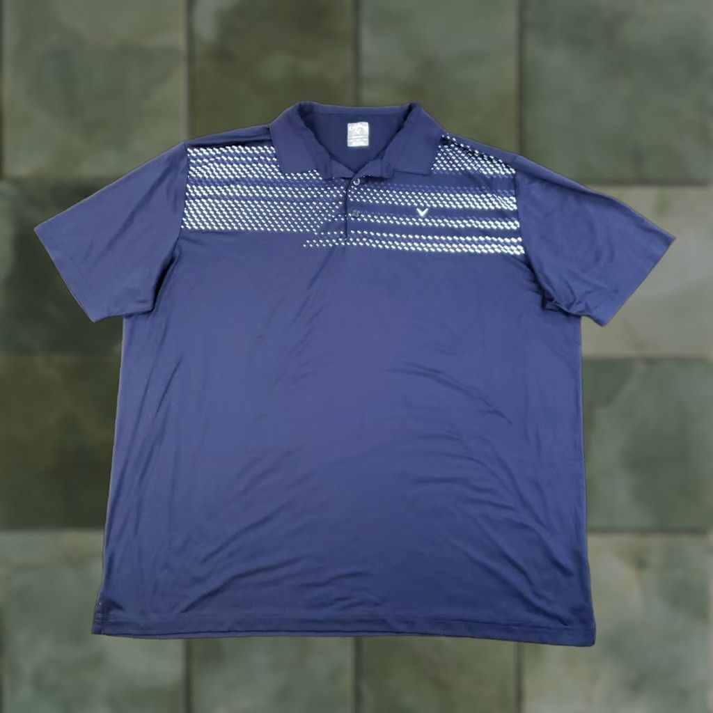 Callaway Callaway Polo Shirt Men 2XL Blue Golf Short Sleeve Stretch Wicking Polo Shirt Size US XXL / EU 58 / 5 - 1 Thumbnail