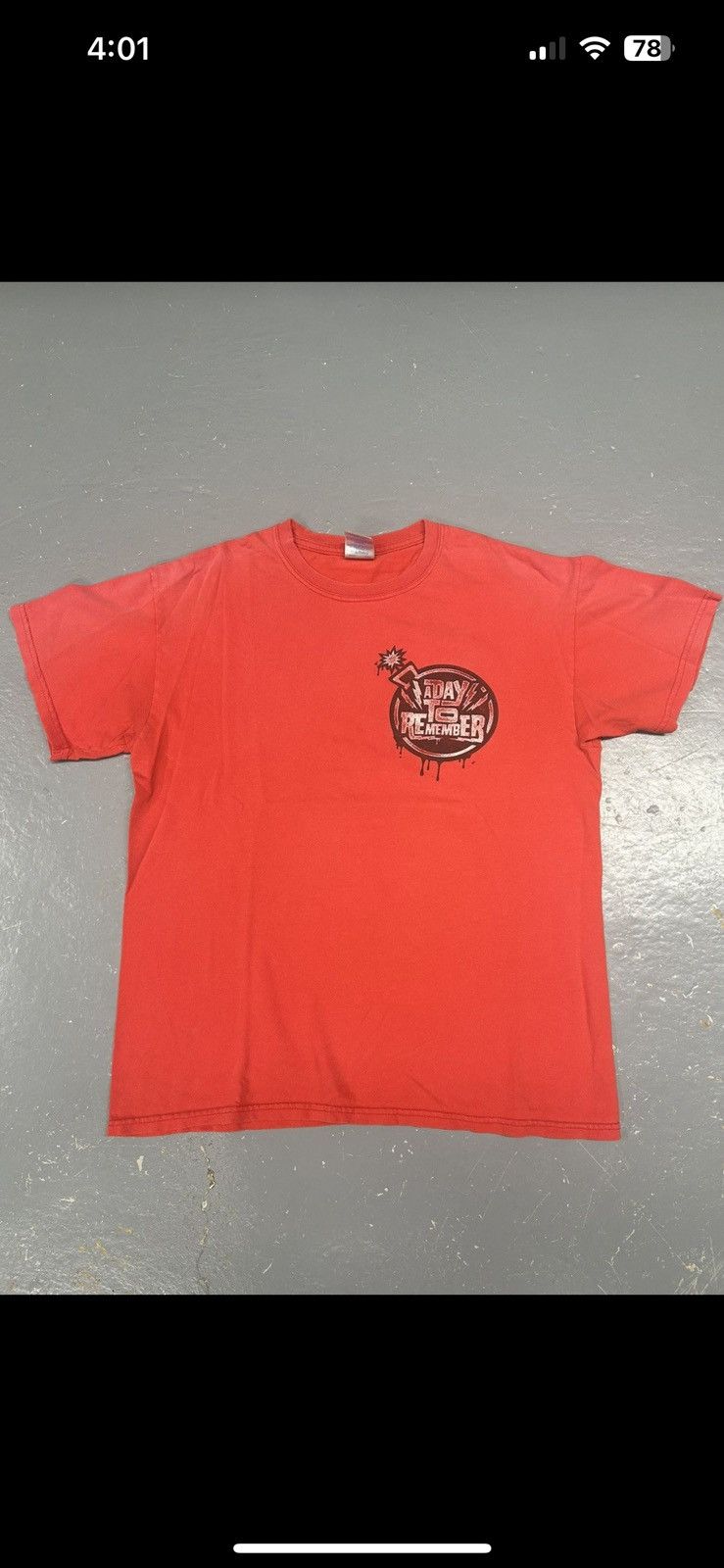 Band Tees × Vintage Crazy Vintage Y2K Essential a Day to Remember Band Tee Shirt Size US M / EU 48-50 / 2 - 1 Thumbnail