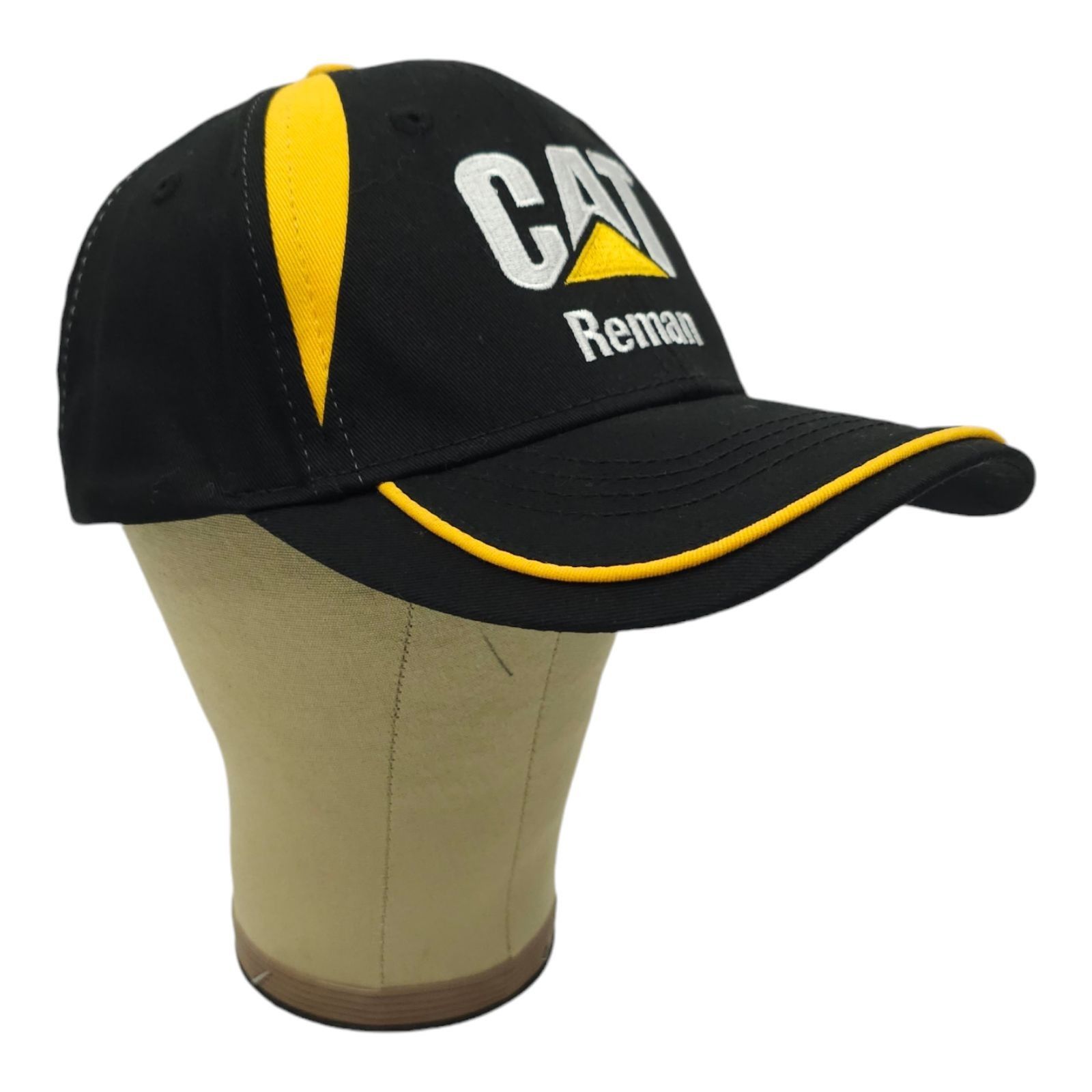 Caterpillar Caterpillar CAT Reman Embroidered Logo Tuck Strap Cap Hat Size ONE SIZE - 3 Thumbnail