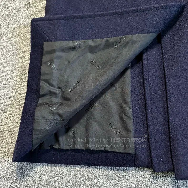 Dior Dior Navy blue cashmere coat coat Size US L / EU 52-54 / 3 - 4 Thumbnail
