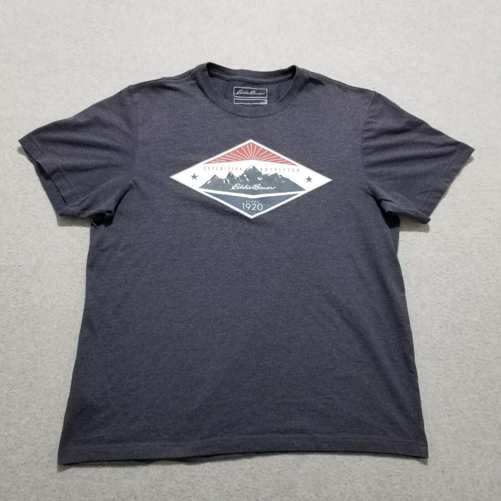Eddie Bauer Eddie Bauer Shirt Mens Large Logo Short Sleeve Crew Neck Size US L / EU 52-54 / 3 - 1 Thumbnail