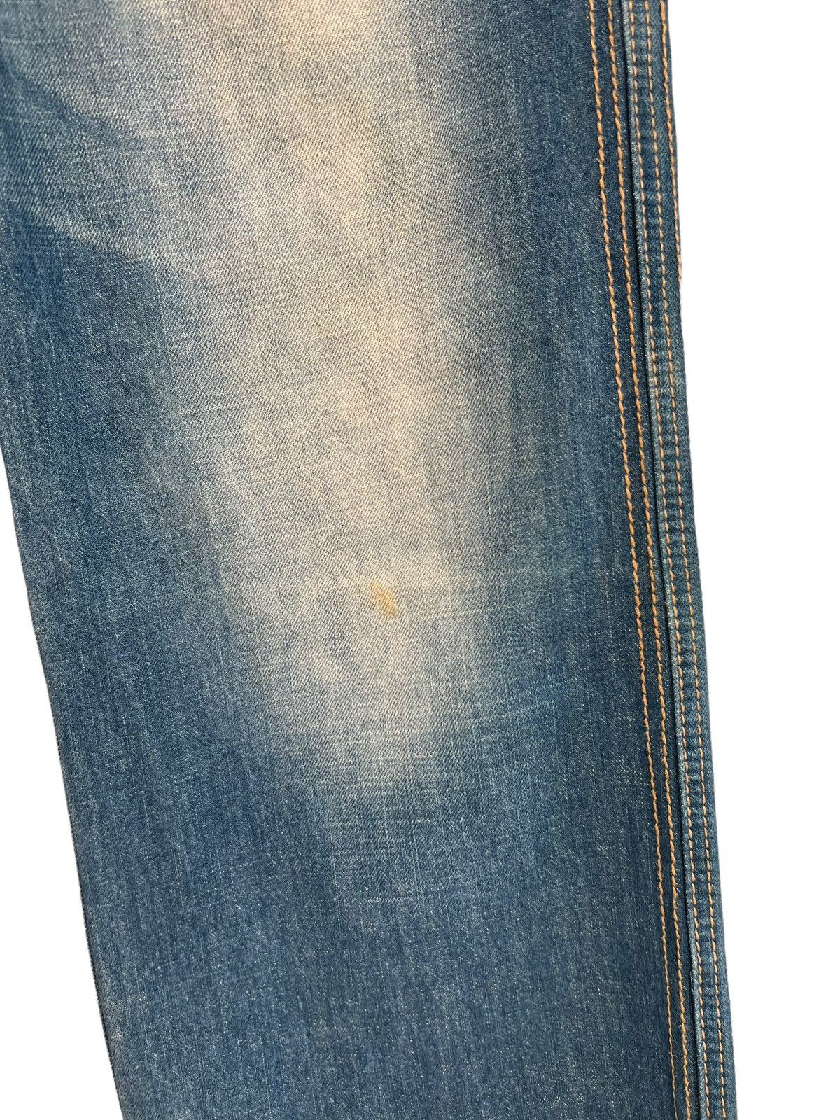 Vintage Vintage LB-03 Japan Dirty Muddy Denim Wide Leg Jeans Size US 30 / EU 46 - 12 Thumbnail