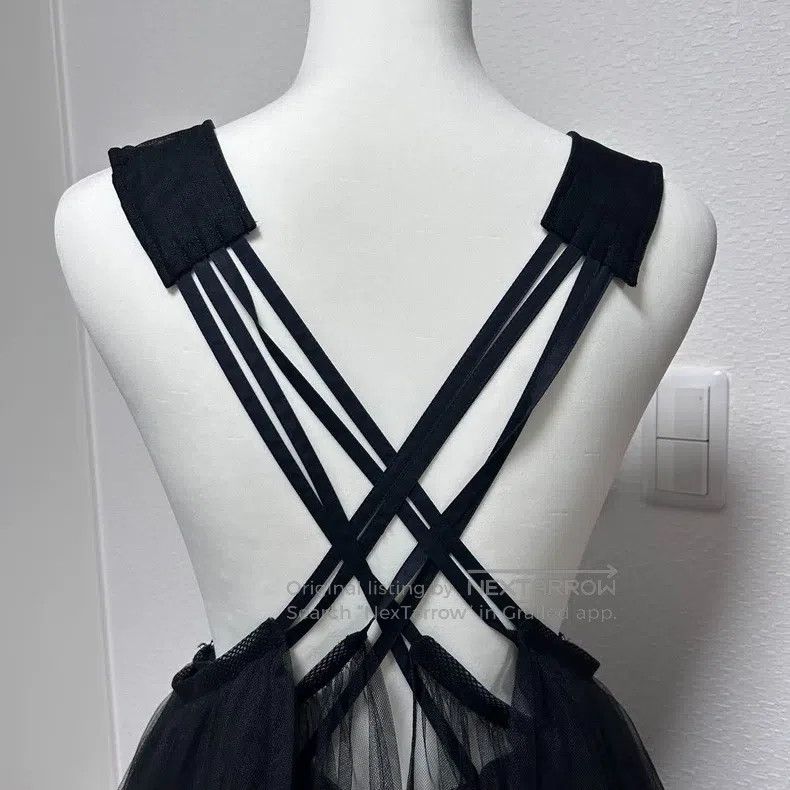 Comme des Garcons Comme Des Garcons Black Vintage Tulle Suspender Skirt Size XS / US 0-2 / IT 36-38 - 6 Thumbnail