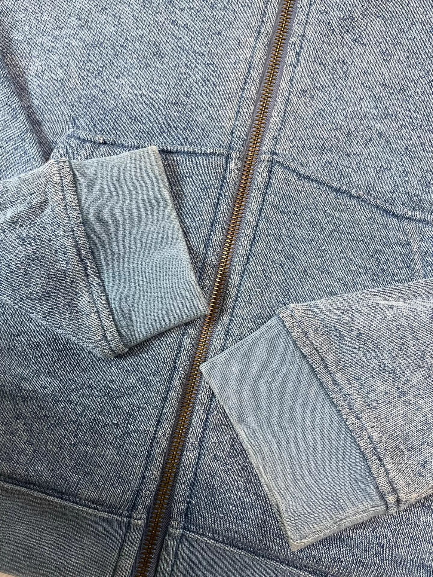 Visvim VISVIM INDIGO HOODIE F.Z Riri Zip Handpatch 95 New Size US S / EU 44-46 / 1 - 2 Thumbnail
