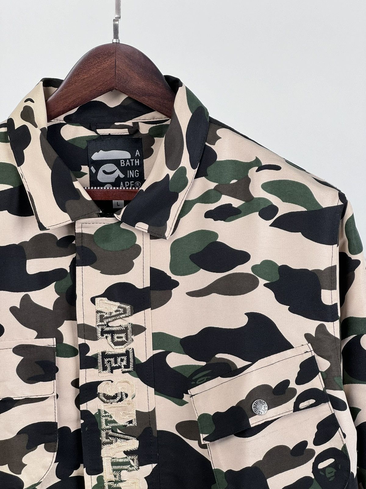 Bape × Vintage Early 2000’s Bape M65 jacket L Size US L / EU 52-54 / 3 - 2 Thumbnail
