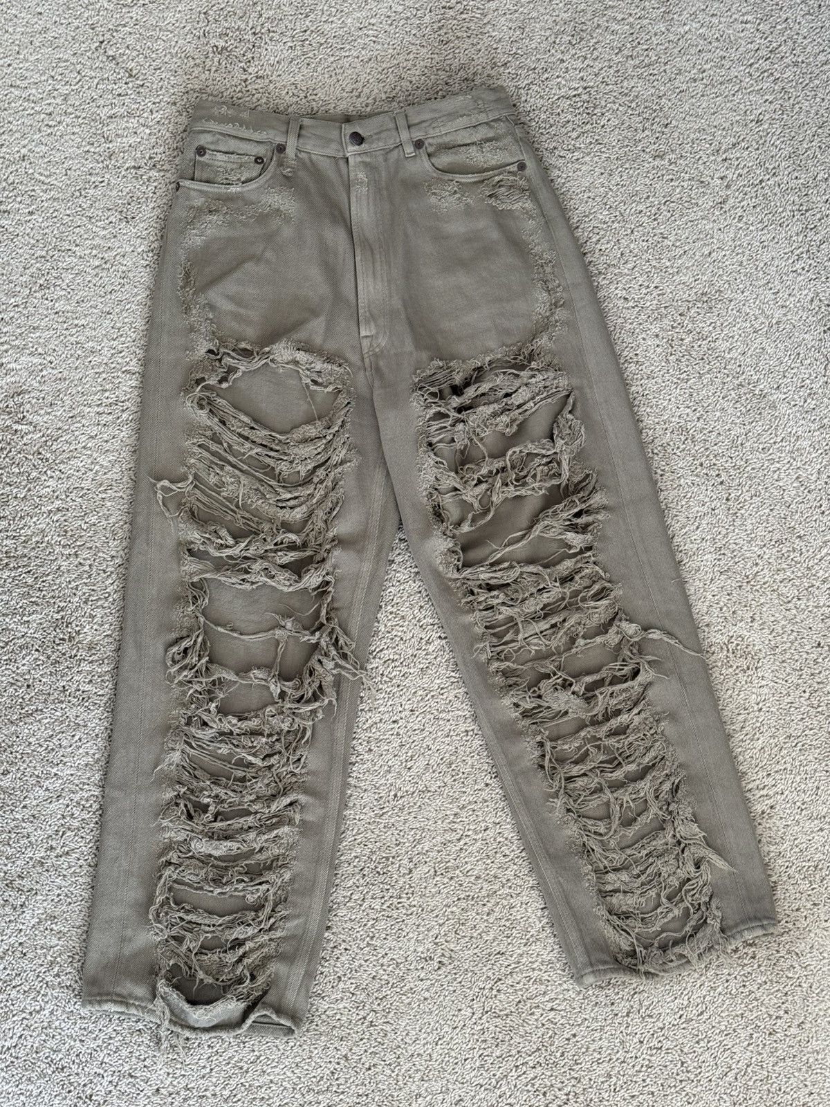 R13 R13 Koze Distressed Denim Size US 30 / EU 46 - 1 Thumbnail