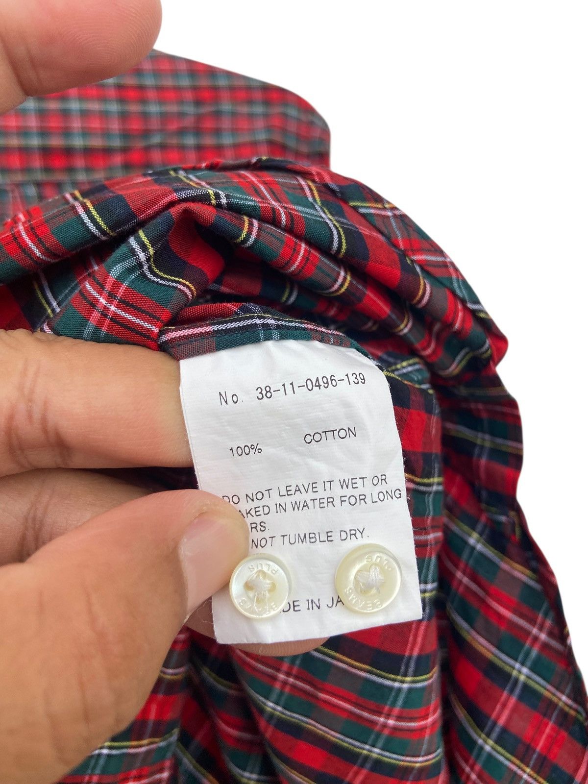 Beams Plus Beams Checkered Shirt Size US M / EU 48-50 / 2 - 4 Thumbnail