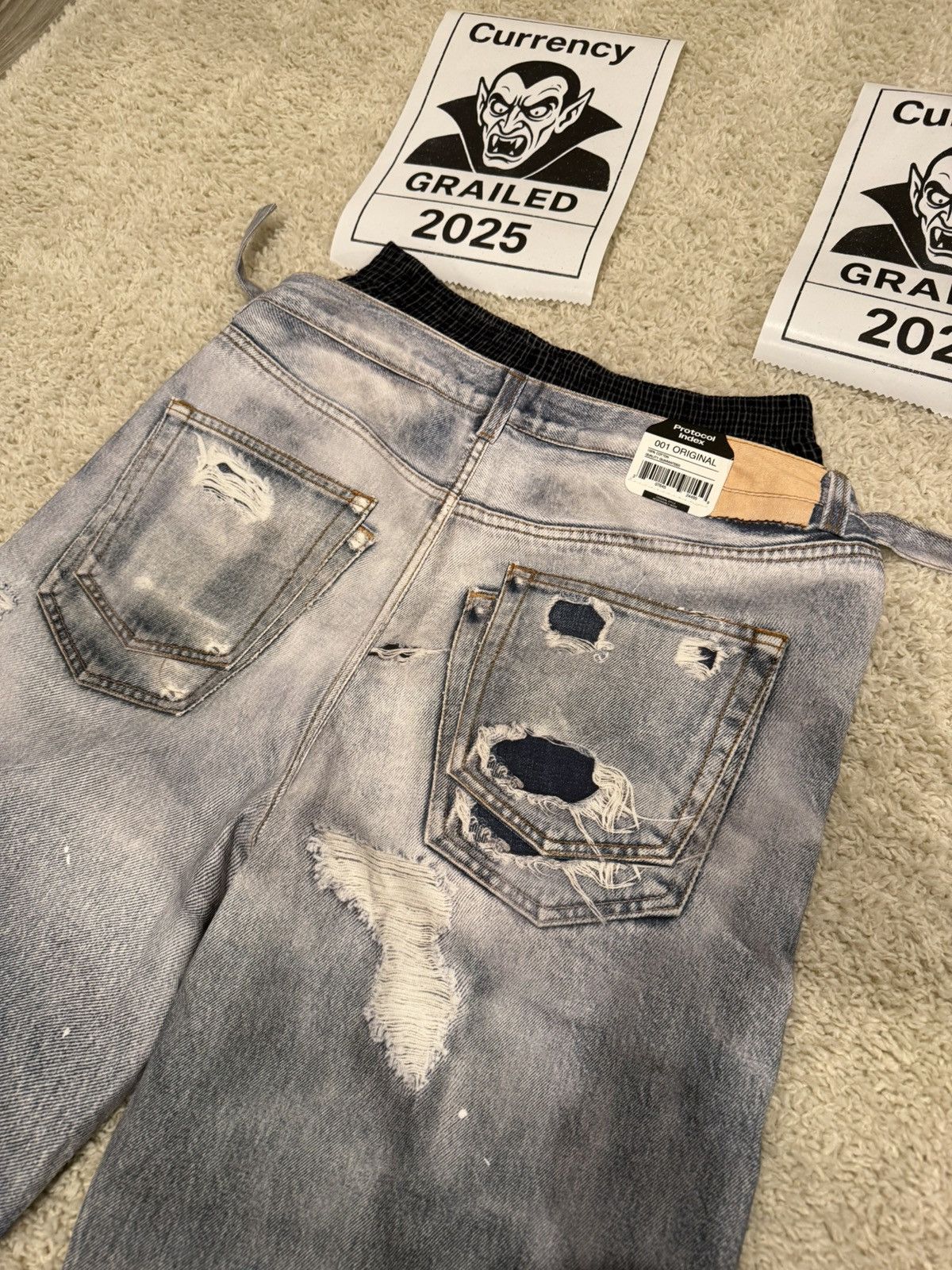 PROJECT G/R Project GR Protocol Index Trompe-L'OEIL LAYERED PANTS Size US 30 / EU 46 - 6 Thumbnail