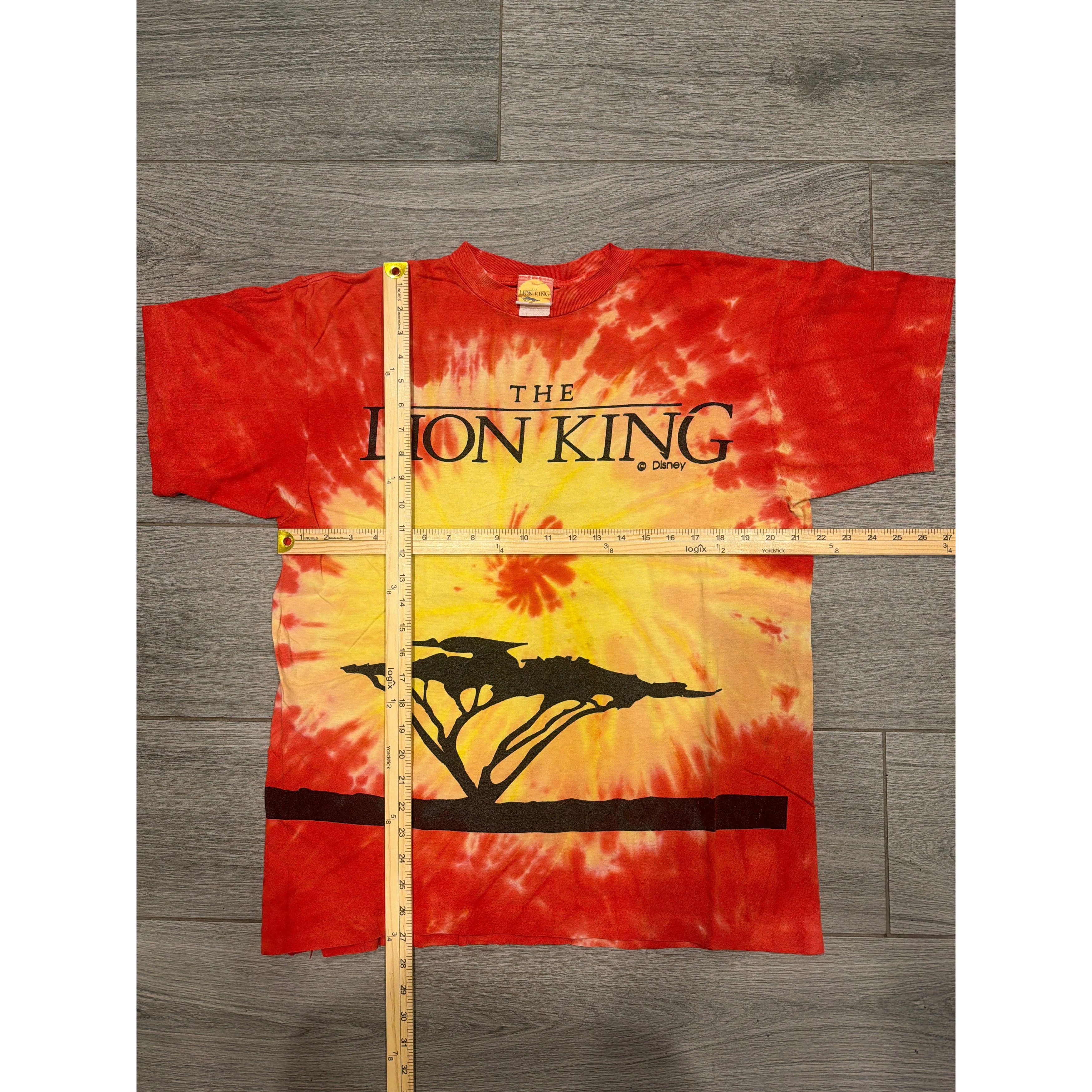 Other 90s Disney The Lion King Sunset Tie Dye Large T-Shirt Size US L / EU 52-54 / 3 - 2 Thumbnail