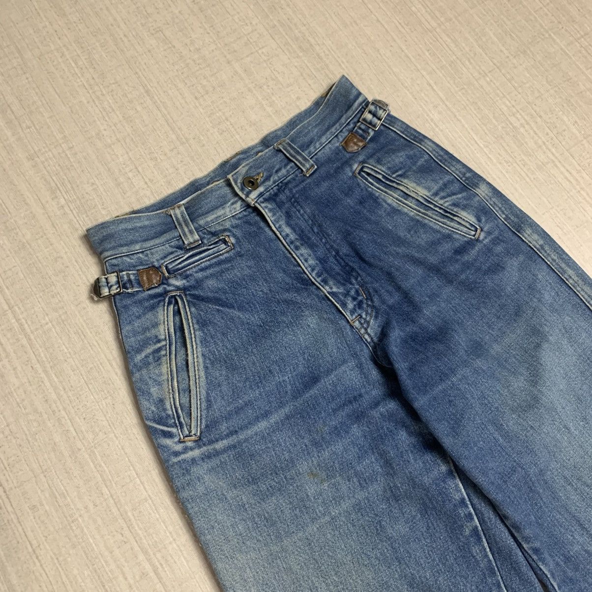 Boneville vintage massimo osti cp company boneville denim leather jean Size US 28 / EU 44 - 2 Thumbnail