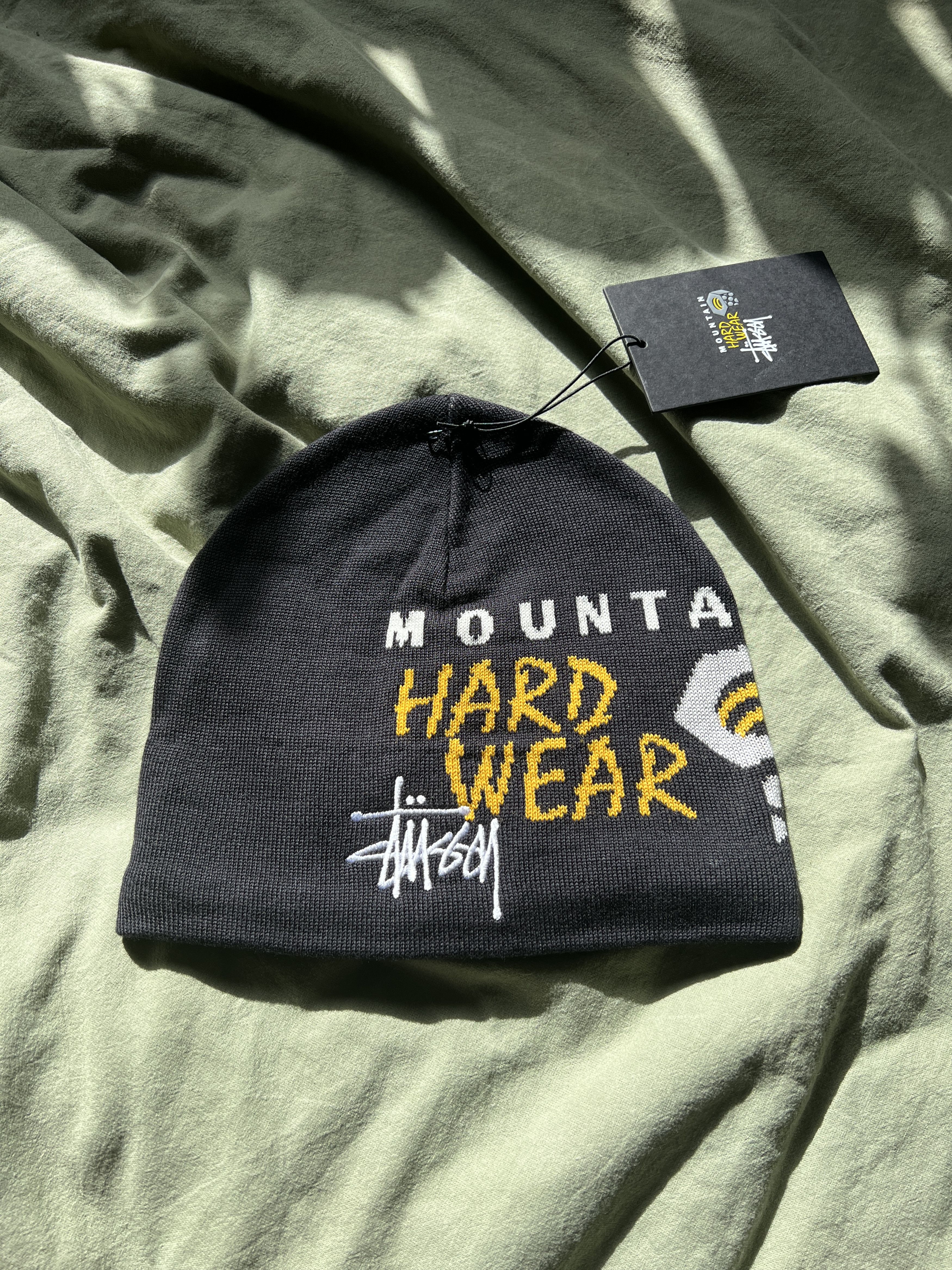 STUSSY × MOUNTAIN HARDWEAR ビーニー Stussy x Mountain Hardwear Ear Flap Beanie Black Men's