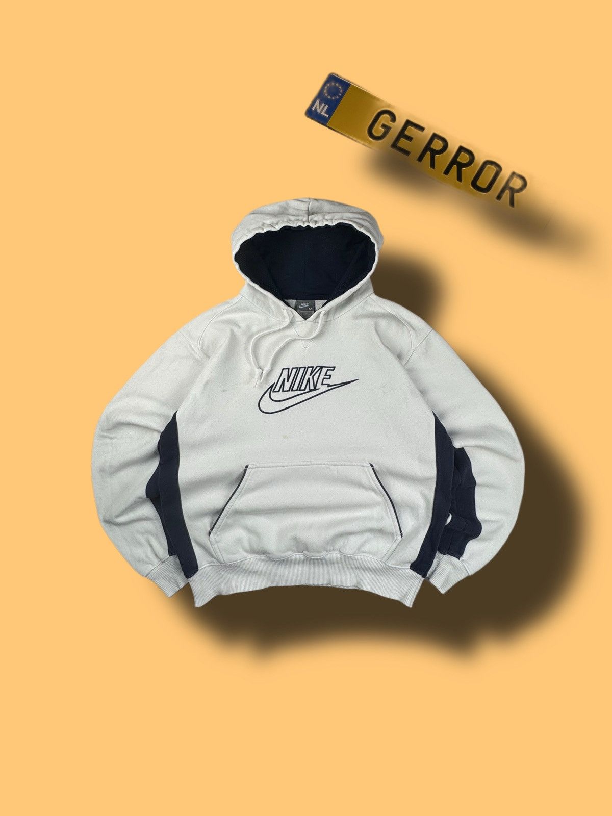 Nike × Vintage NIKE VINTAGE CENTER LOGO OVERSIZE BOXY HOODIE Size US M / EU 48-50 / 2 - 1 Thumbnail