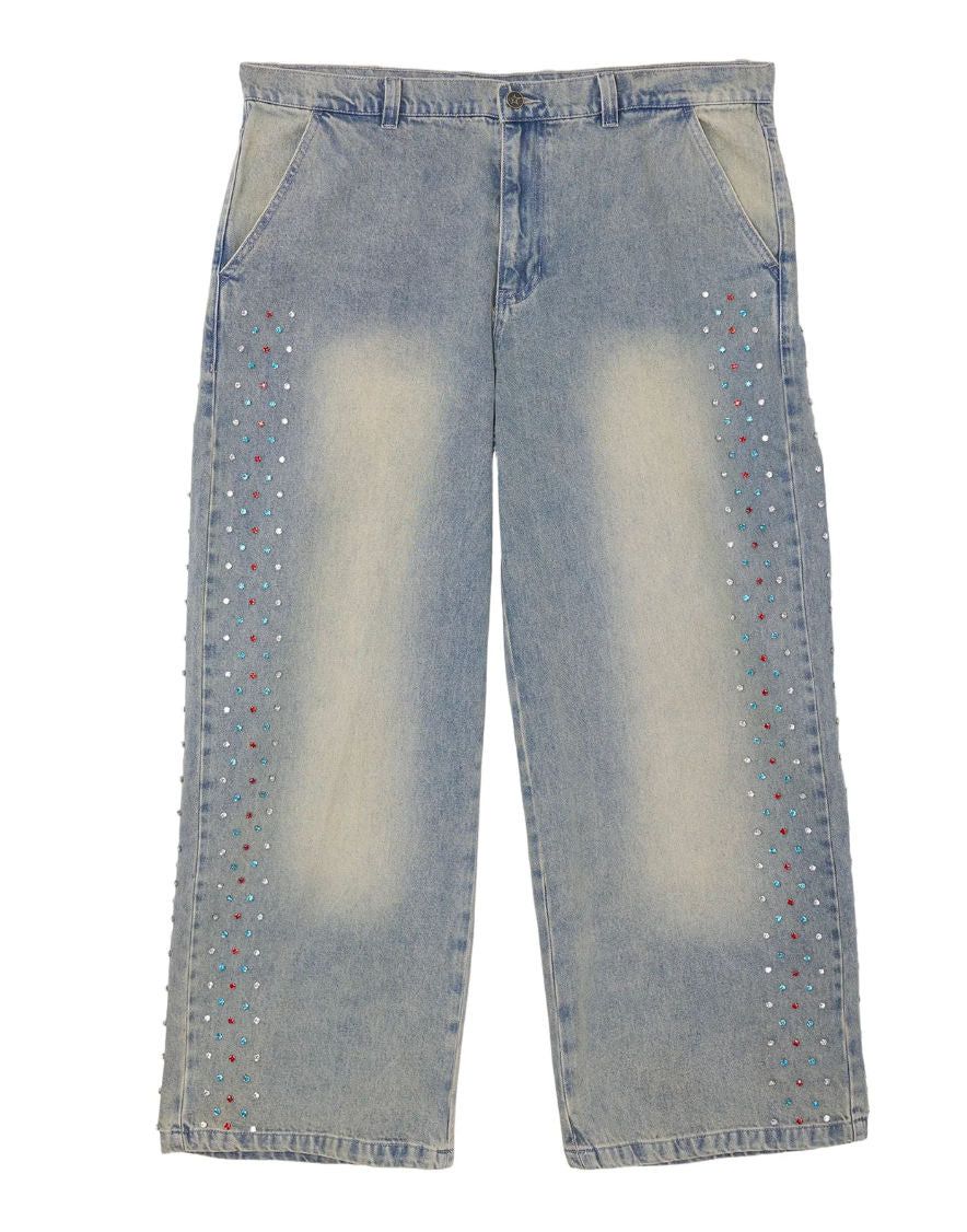 Other × Streetwear Witness Valley Oil Spill Flared Denim | Grailed