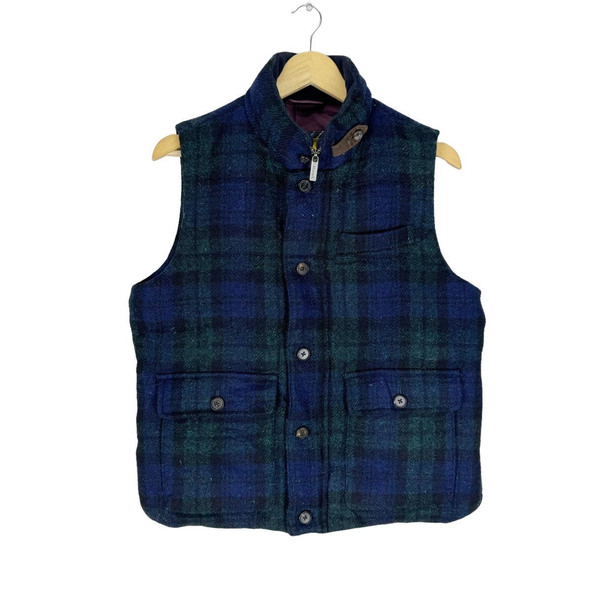 Harris Tweed 🌟KENT X HARRIS TWEED PUFFER WOOL TARTAN VEST Size US L / EU 52-54 / 3 - 1 Thumbnail