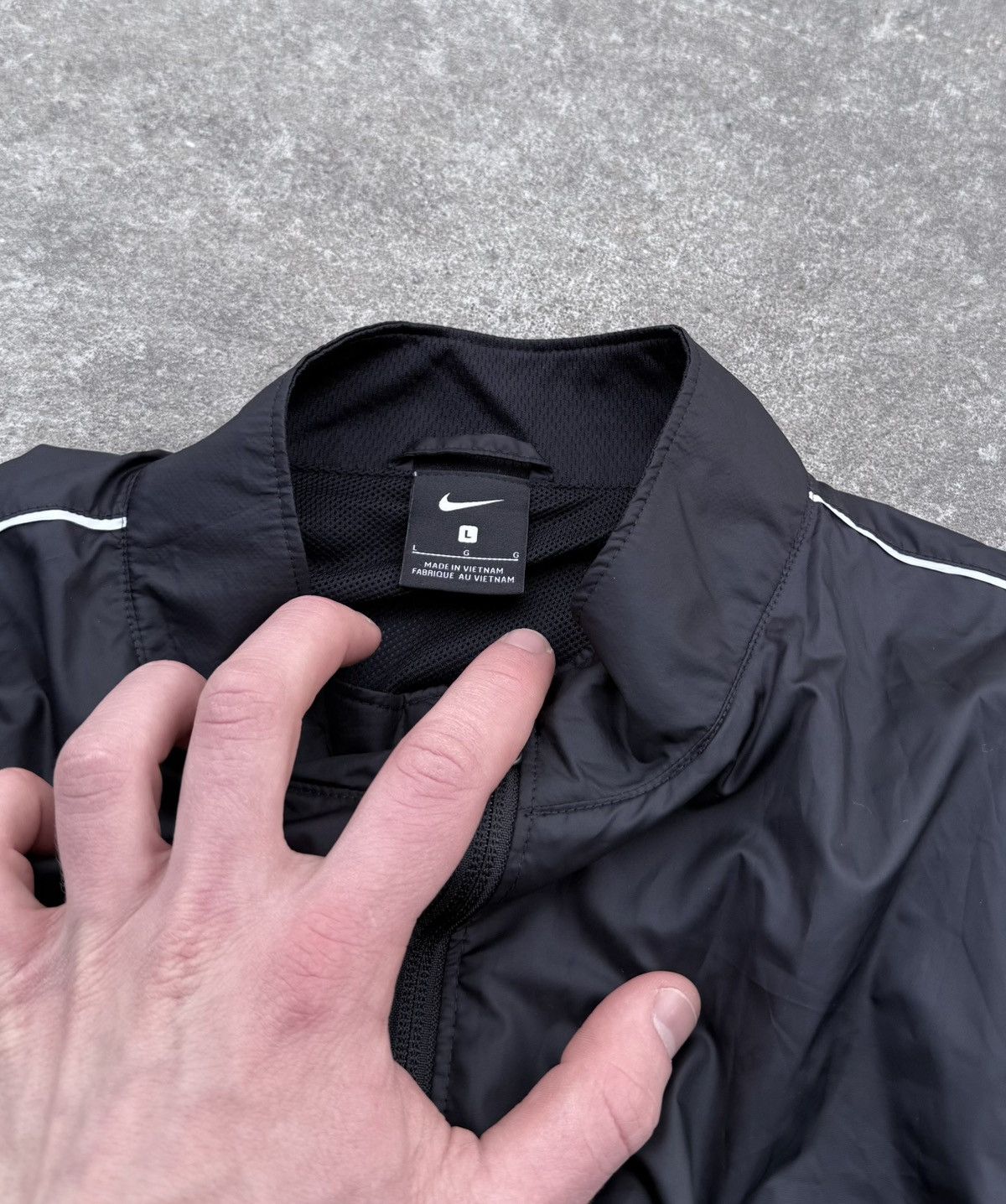 Nike × Vintage Vintage Nike Y2K avantgarde streetwear jacket Size US L / EU 52-54 / 3 - 10 Thumbnail