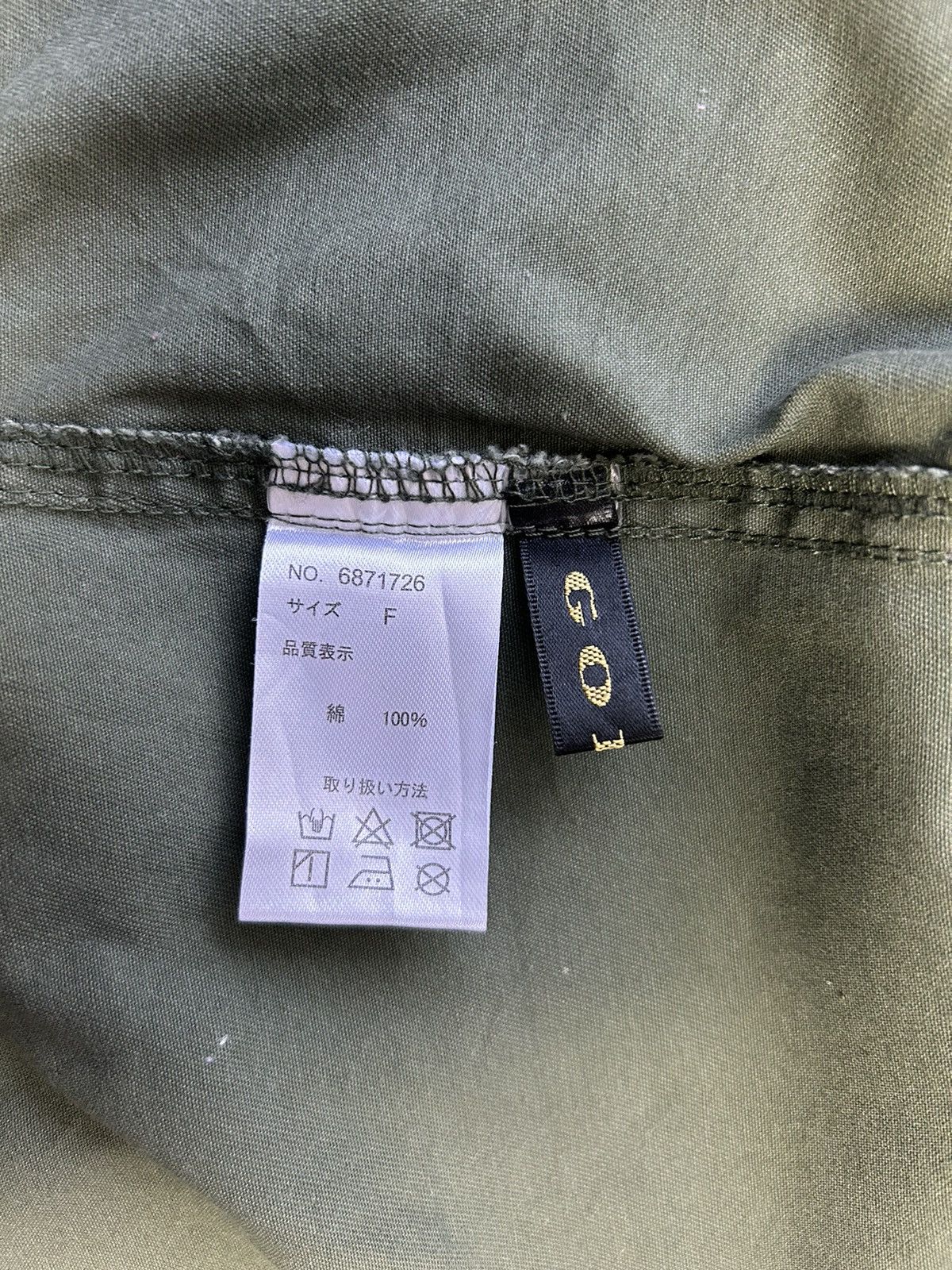 Japanese Brand GORGE MILITARY STYLE BUTTON UP COTTON WORK JACKET Size US S / EU 44-46 / 1 - 6 Thumbnail