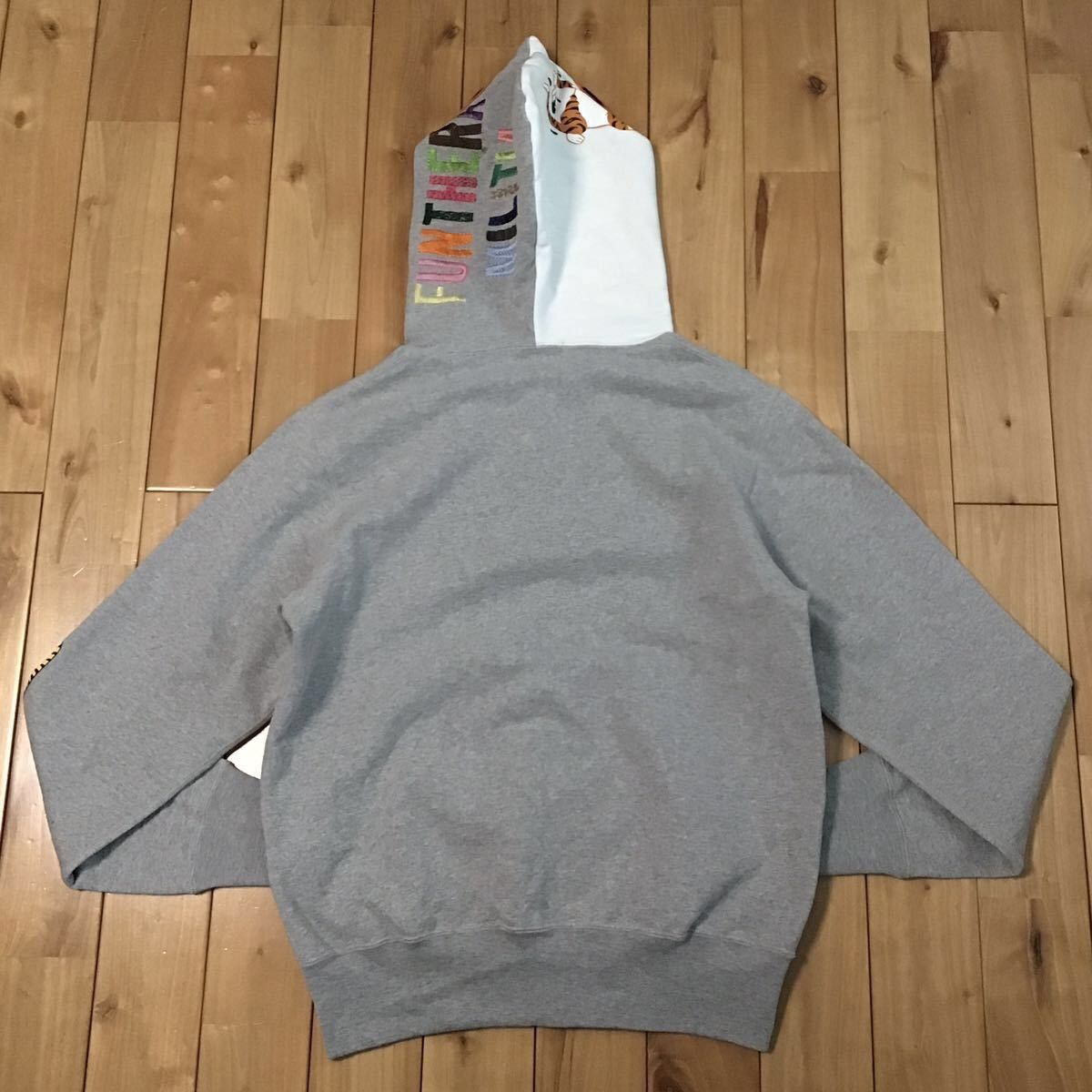 Bape × Nigo BAPE Tiger full zip hoodie gray x white a bathing ape NIGO Size US S / EU 44-46 / 1 - 2 Thumbnail