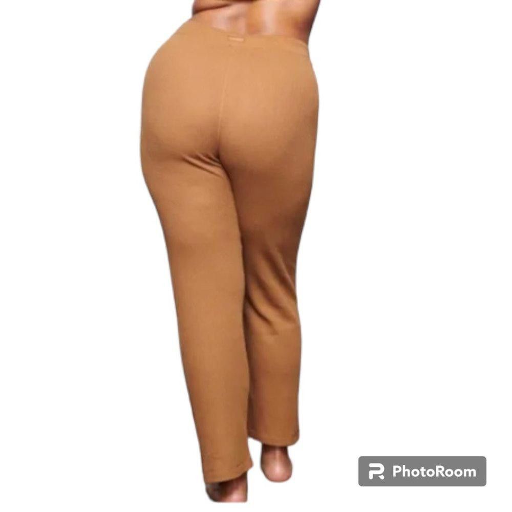 Designer CT741a Skims NWT Waffle Loose Pant Camel 3X Size 42" / US 20 - 3 Thumbnail
