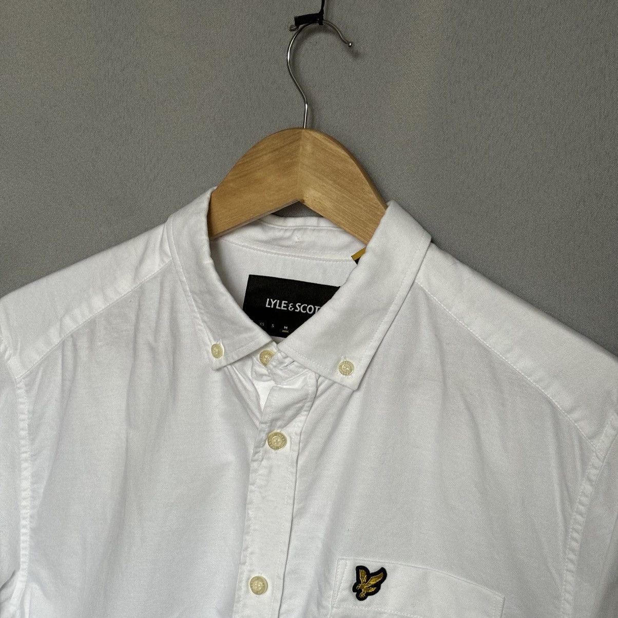 Lyle & Scott Lyle Scott shirt button up medium white basic casual Size US M / EU 48-50 / 2 - 4 Thumbnail