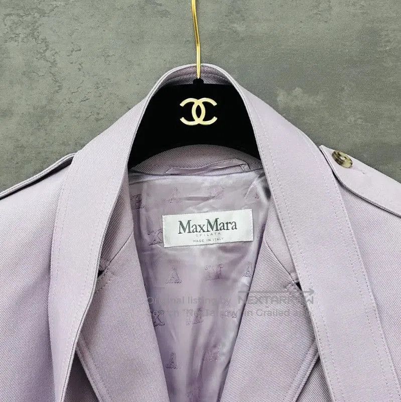 Max Mara MaxMara Summer Purple Cotton Short Sleeve Cardigan . Size S / US 4 / IT 40 - 3 Thumbnail