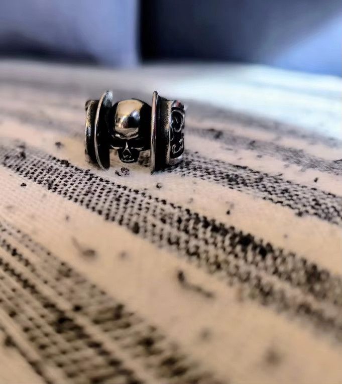 Jewelry Skull Ring Streetwear Jewelry Fashion Gift Size ONE SIZE - 1 Thumbnail
