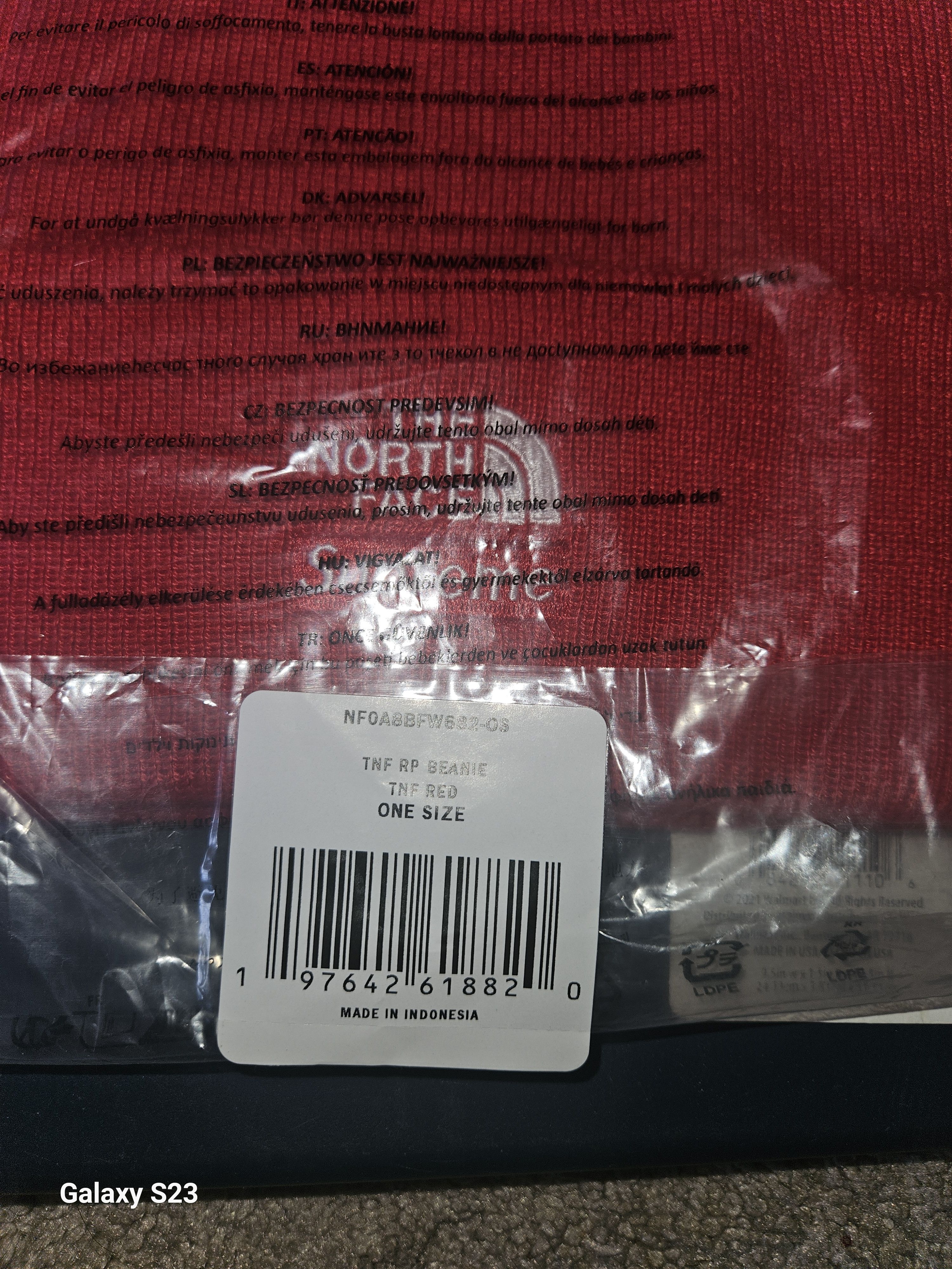 Supreme × The North Face Supreme FW25 The North Face Red Beanie OS Size ONE SIZE - 3 Thumbnail