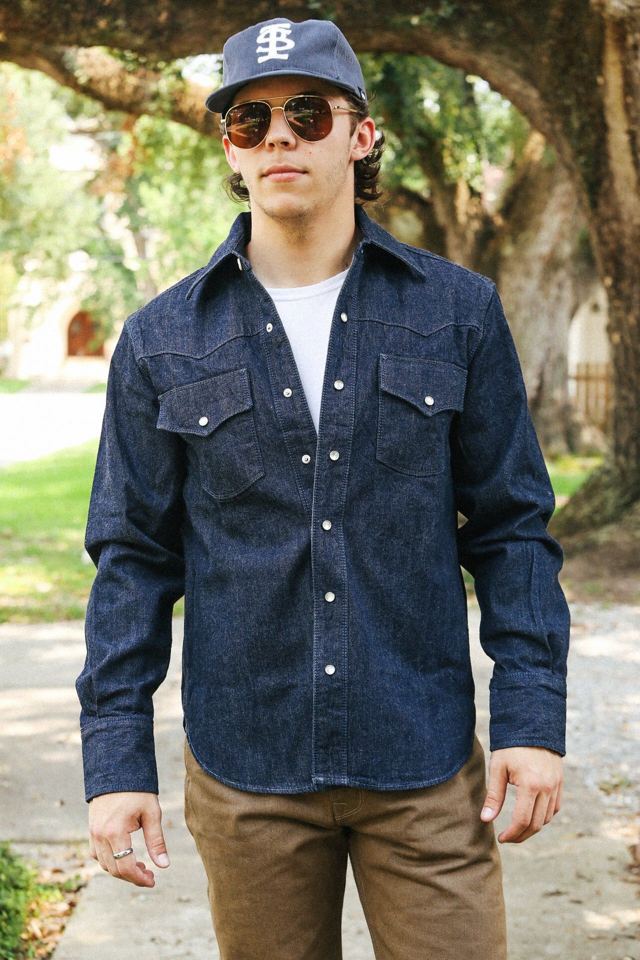 Freenote Cloth 💚 Freenote Cloth 11 Ounce 1900s Selvedge Denim Western NEW Size US M / EU 48-50 / 2 - 3 Thumbnail