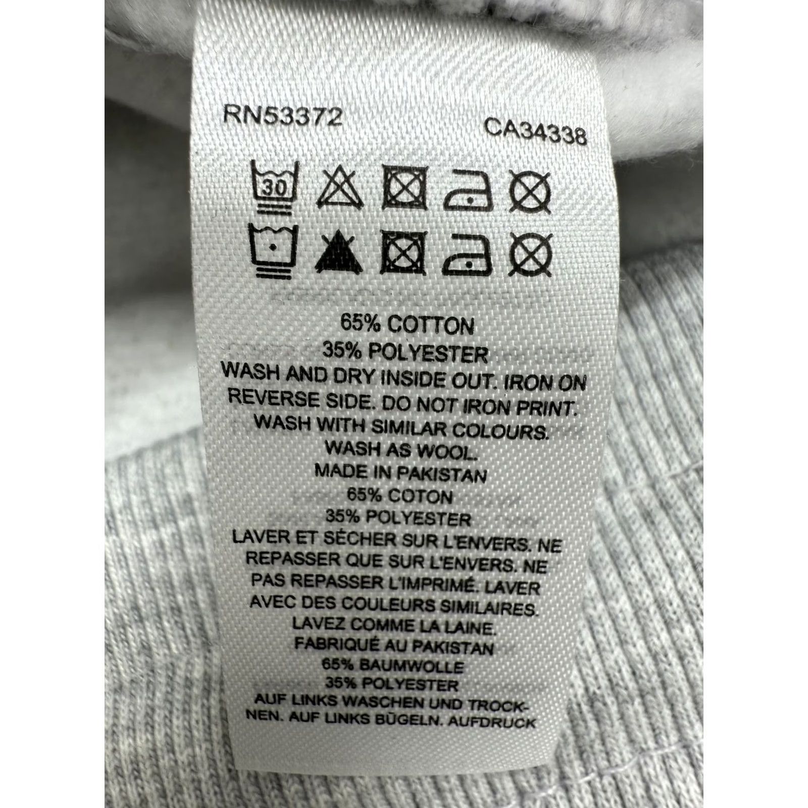 French Connection FCUK Grey Activewear Sweatpants Men L Relaxed Tapered Size US 33 - 4 Thumbnail