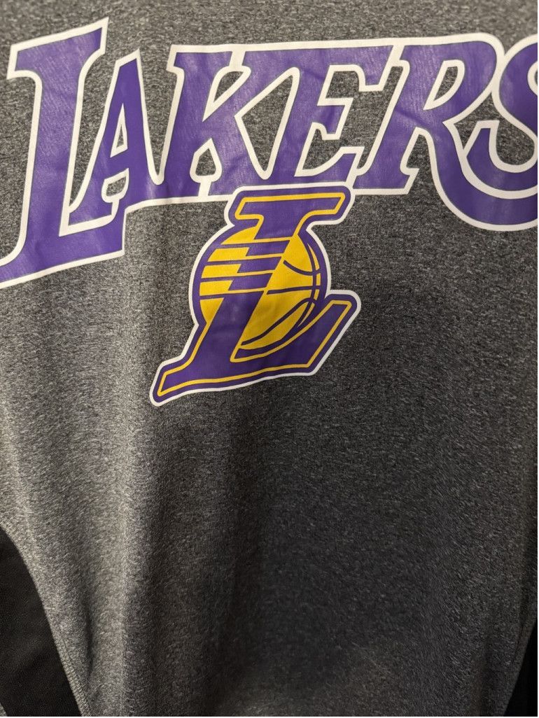 Unknown London Los Angeles Lakers Unk Men Size L Gray Long Sleeve T-Shirt Size US L / EU 52-54 / 3 - 5 Thumbnail