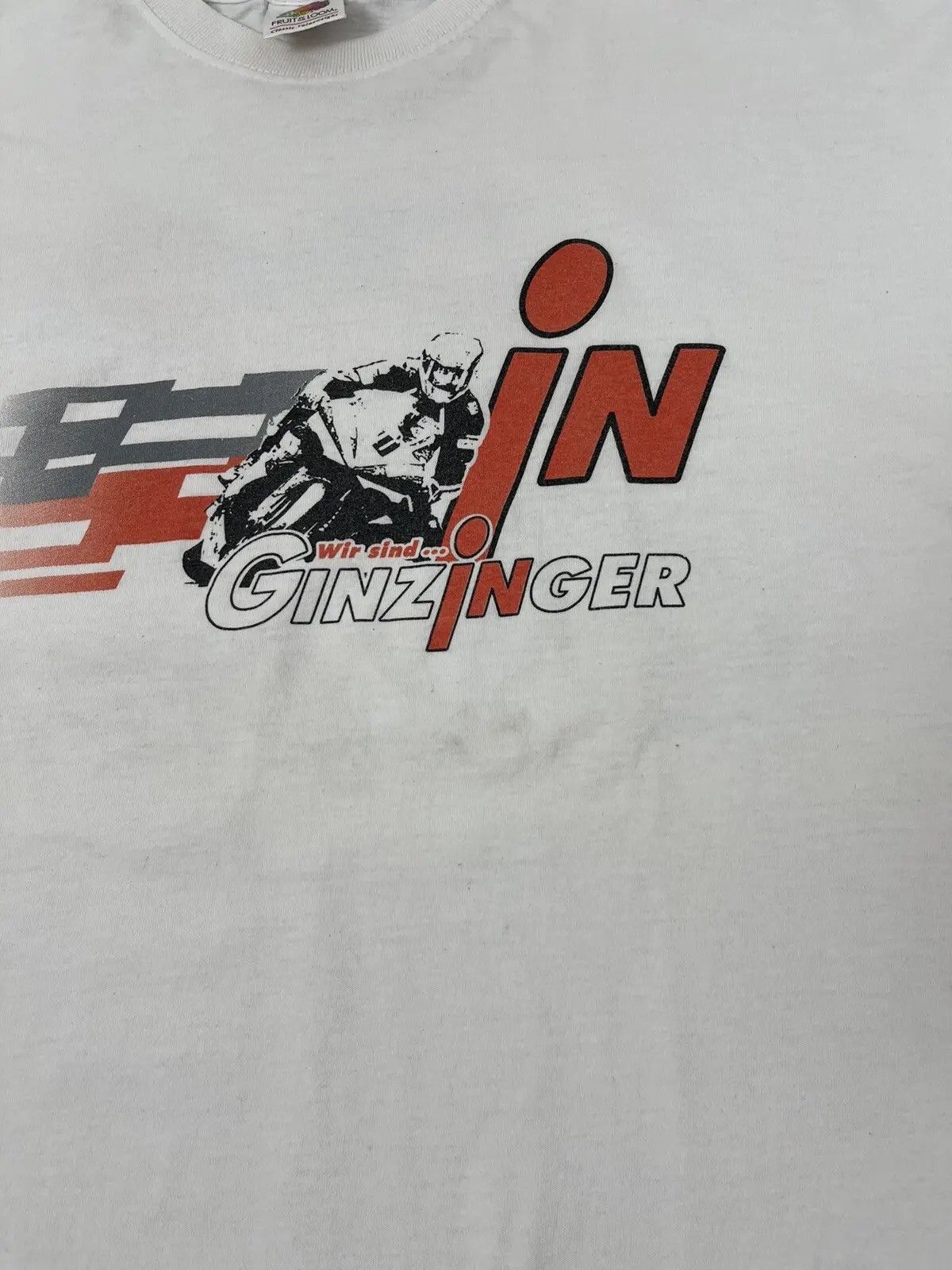 Band Tees Vintage Y2k Motorcycle Racing Gilzinger Tee Size US XL / EU 56 / 4 - 6 Thumbnail