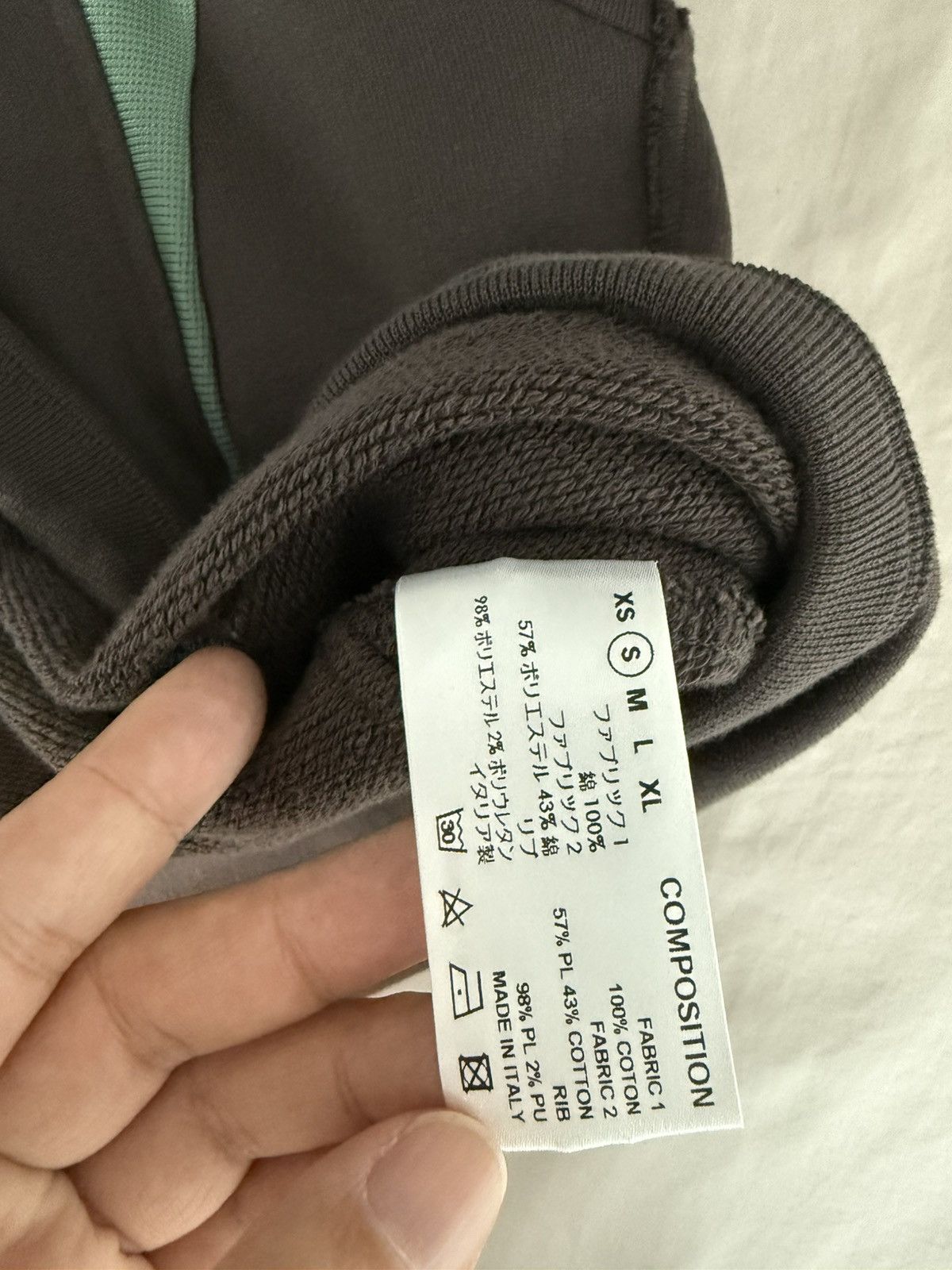 Kiko Kostadinov 00082020 TULCEA CONTRAST HOODIE BROWN Size US S / EU 44-46 / 1 - 6 Thumbnail