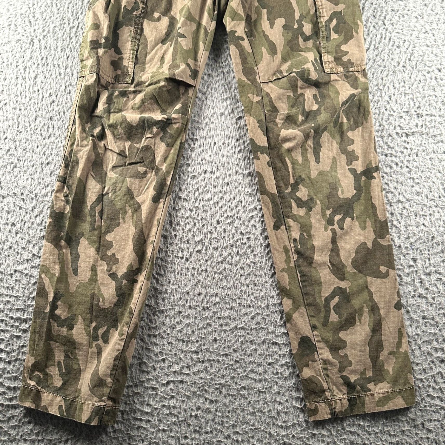James Perse James Perse Pants Womens 0 Camo Cargo Drawstring Waist Cotton Ripstop Tapered Size 25" / US 0 / IT 36 - 3 Thumbnail