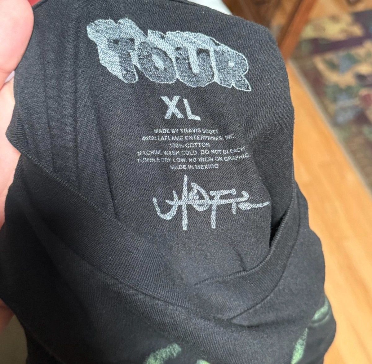 Travis Scott Travis Scott Concert T shirt from Sofi Concert 2023 Size US XL / EU 56 / 4 - 3 Thumbnail