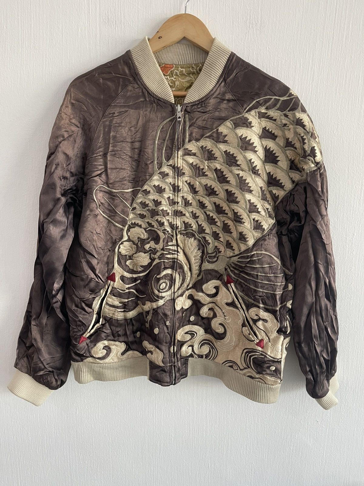 Other Vintage Sukajan Souvenir Jacket Reversible Size US L / EU 52-54 / 3 - 1 Thumbnail