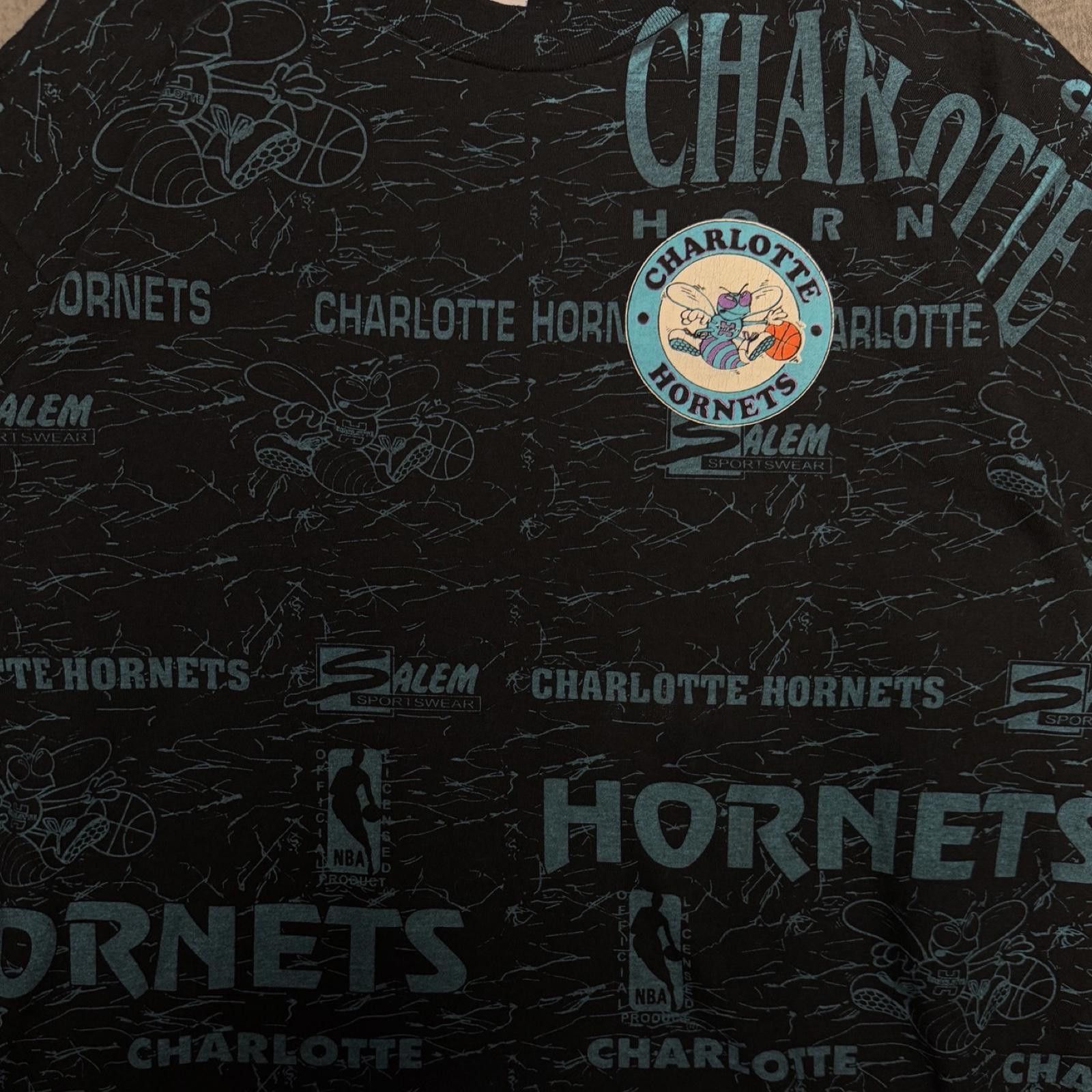 Salem Sportswear 90’s Charlotte Hornets AOP — XL — Size US XL / EU 56 / 4 - 3 Thumbnail