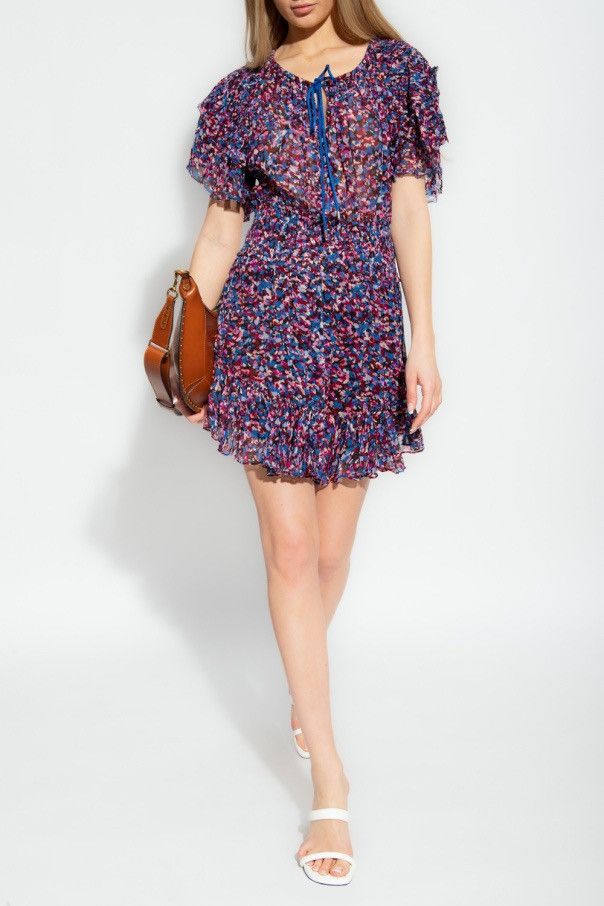 Isabel Marant Isabel Marant Florisse print chiffon dress Size S / US 4 / IT 40 - 3 Thumbnail