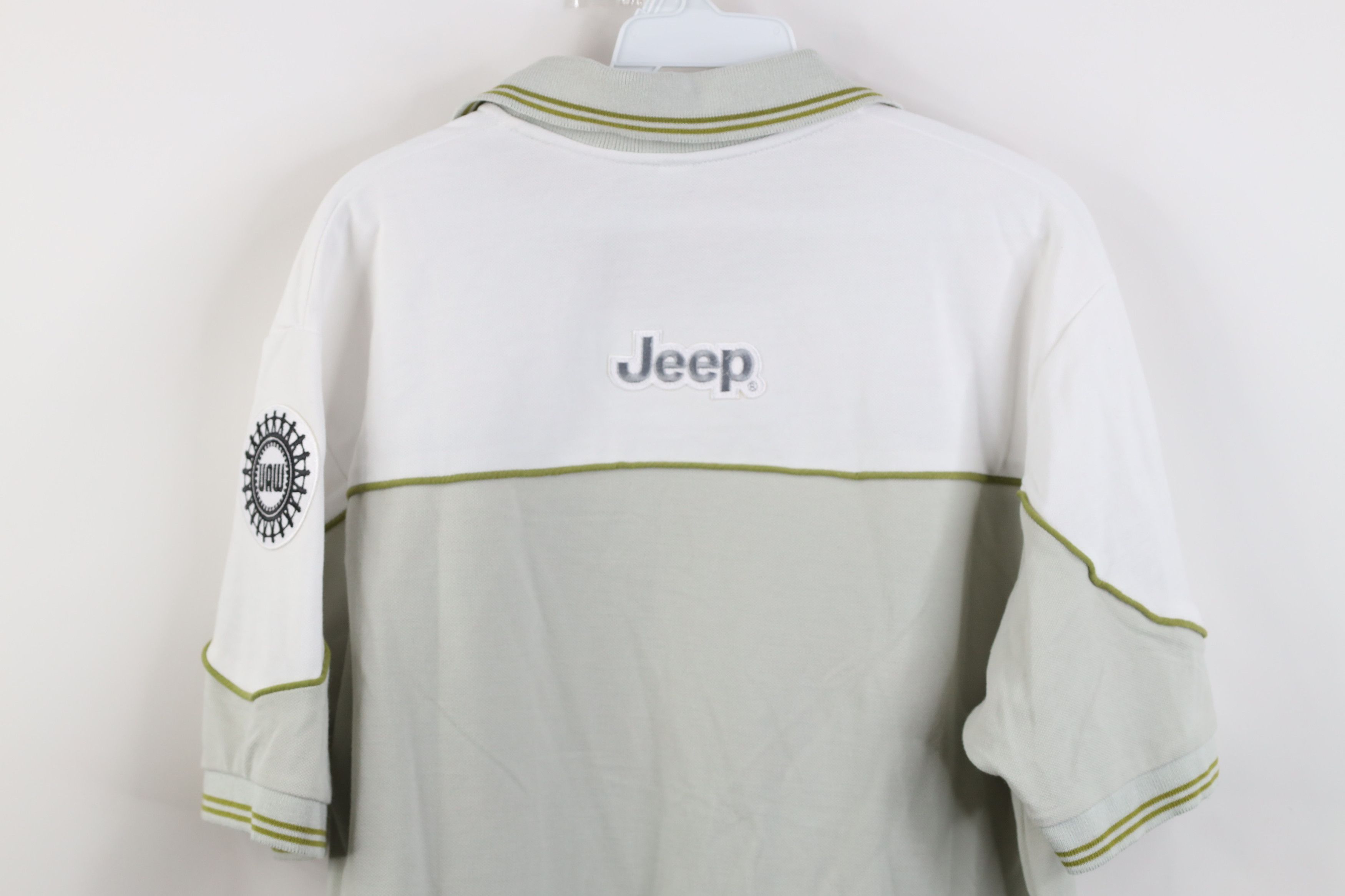 Jeep Vintage Union Made Motor Co Collared Polo Shirt Workwear USA Size US M / EU 48-50 / 2 - 15 Thumbnail