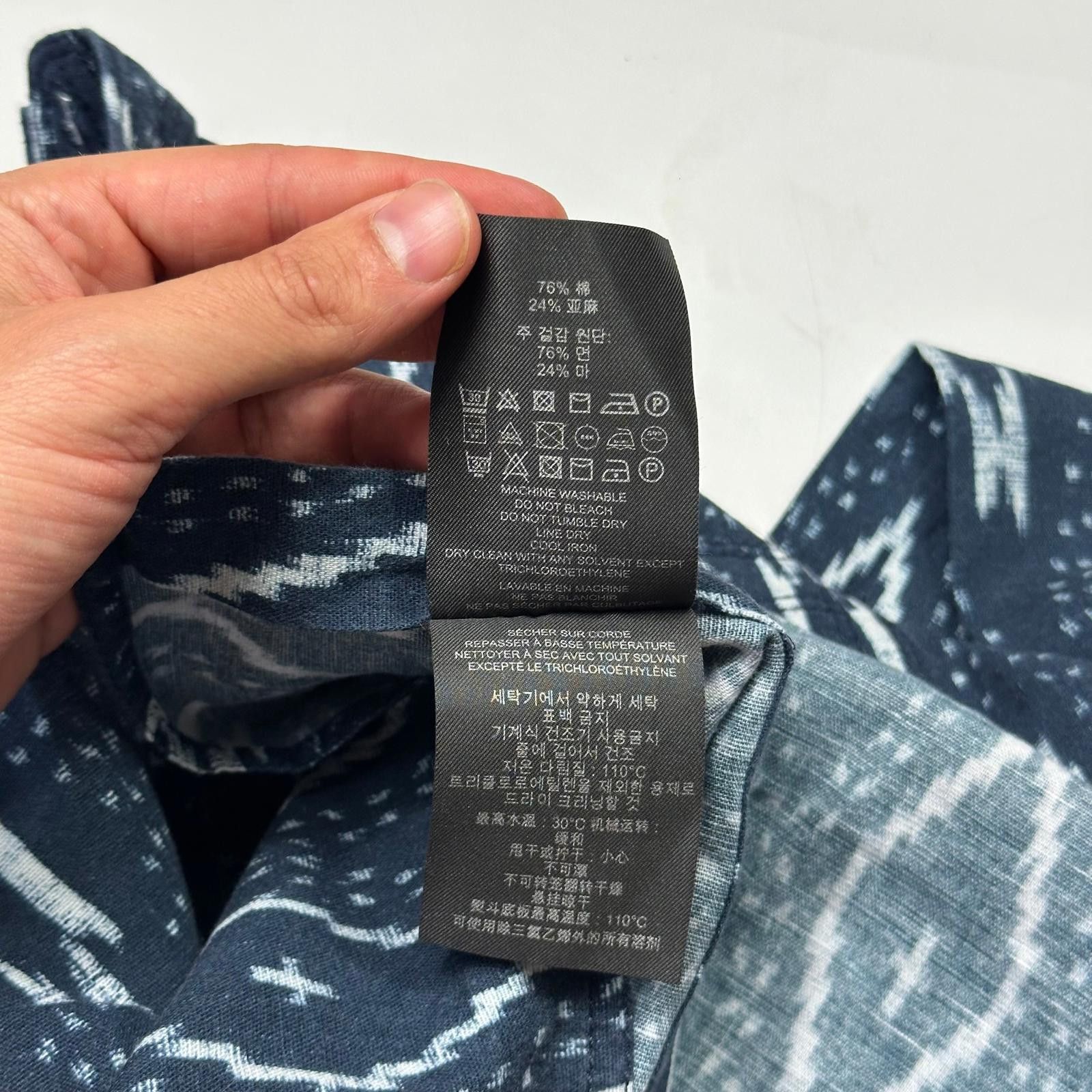Burberry Burberry Prorsum 2012 Ikat Runway Print LS Boxy Shirt - S Size US S / EU 44-46 / 1 - 7 Thumbnail