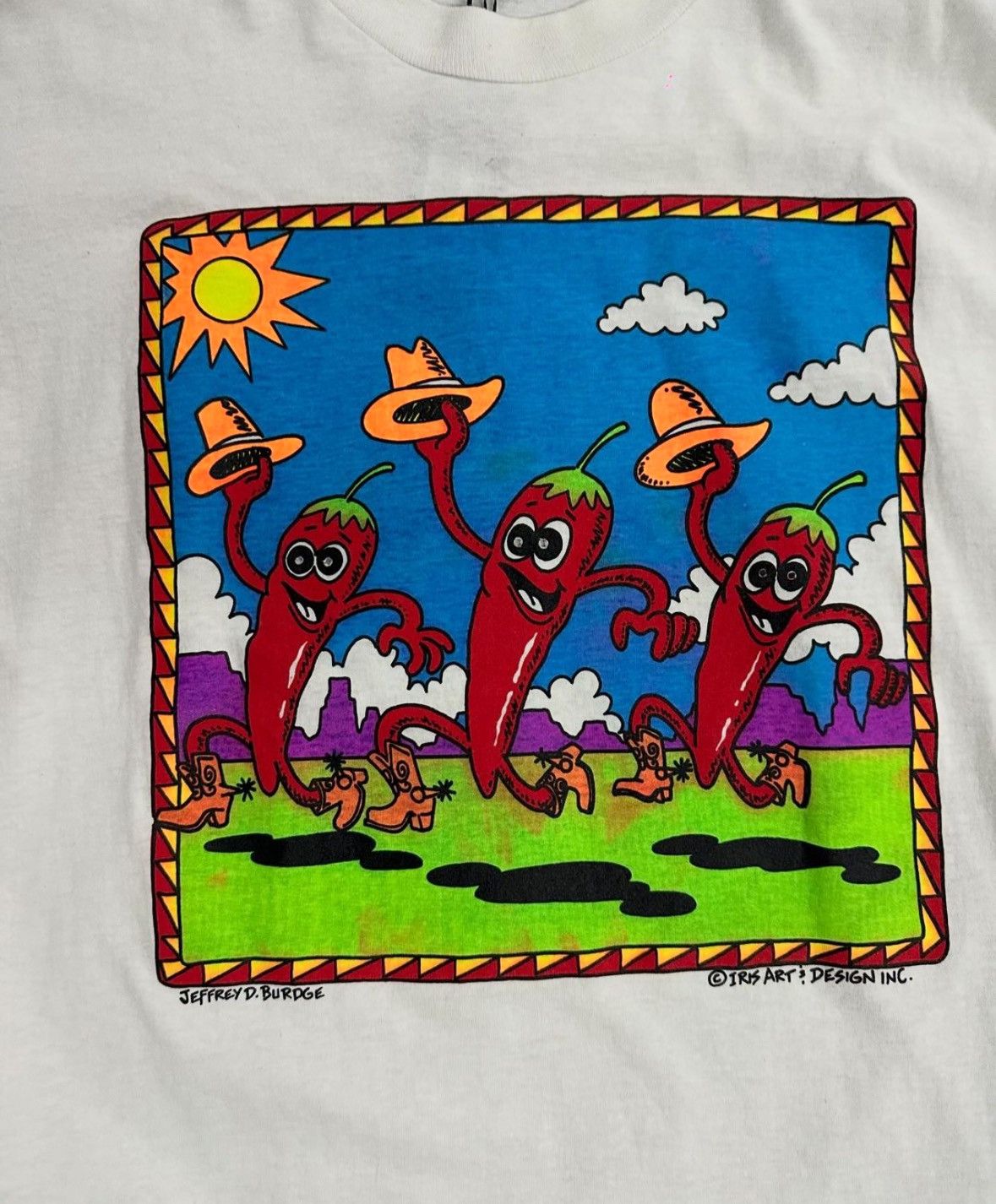 Vintage Chilli Art Vintage Tee Size US XL / EU 56 / 4 - 3 Thumbnail