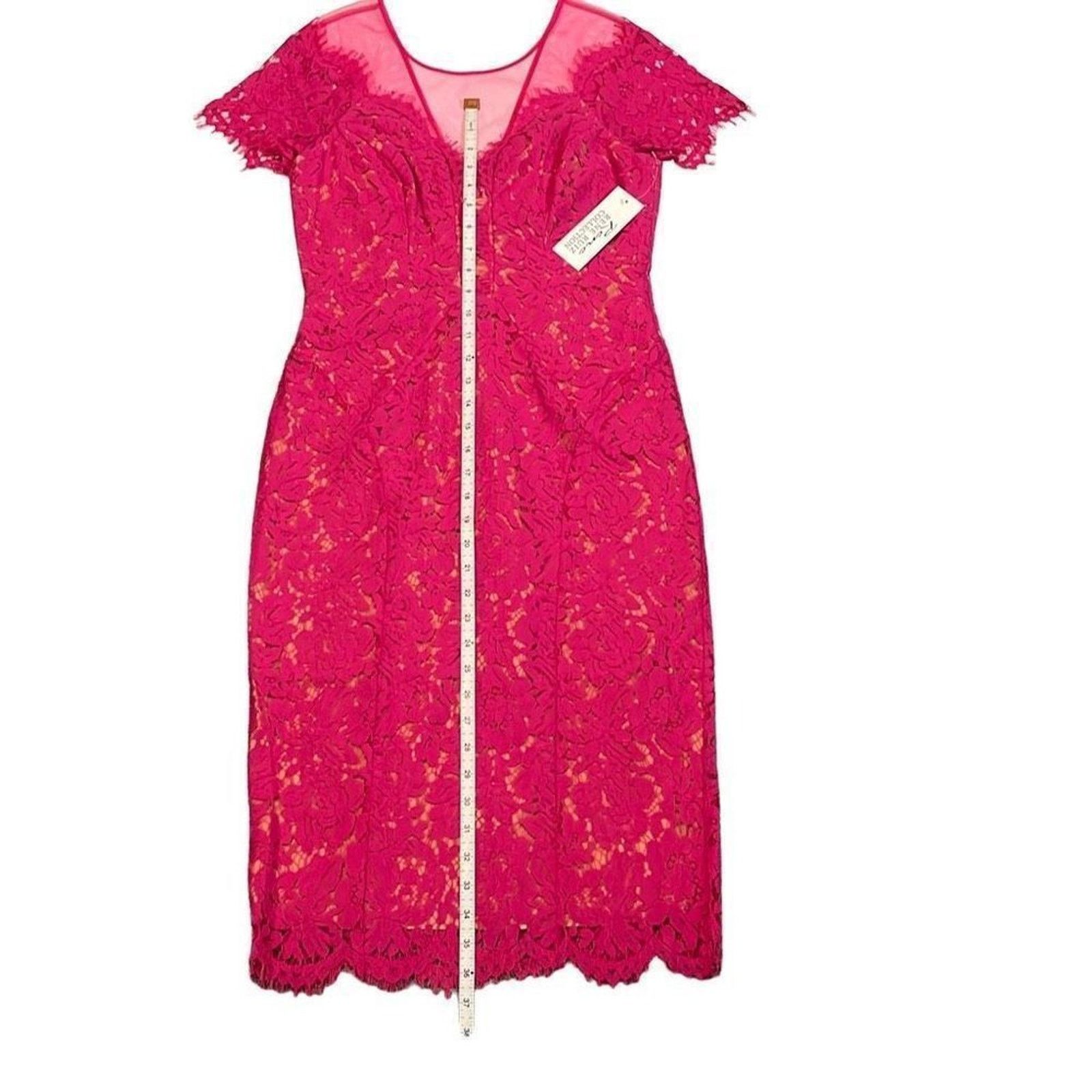 Charo Ruiz Rene by Rene Ruiz Lace Sheath Dress NWT Size S / US 4 / IT 40 - 12 Thumbnail