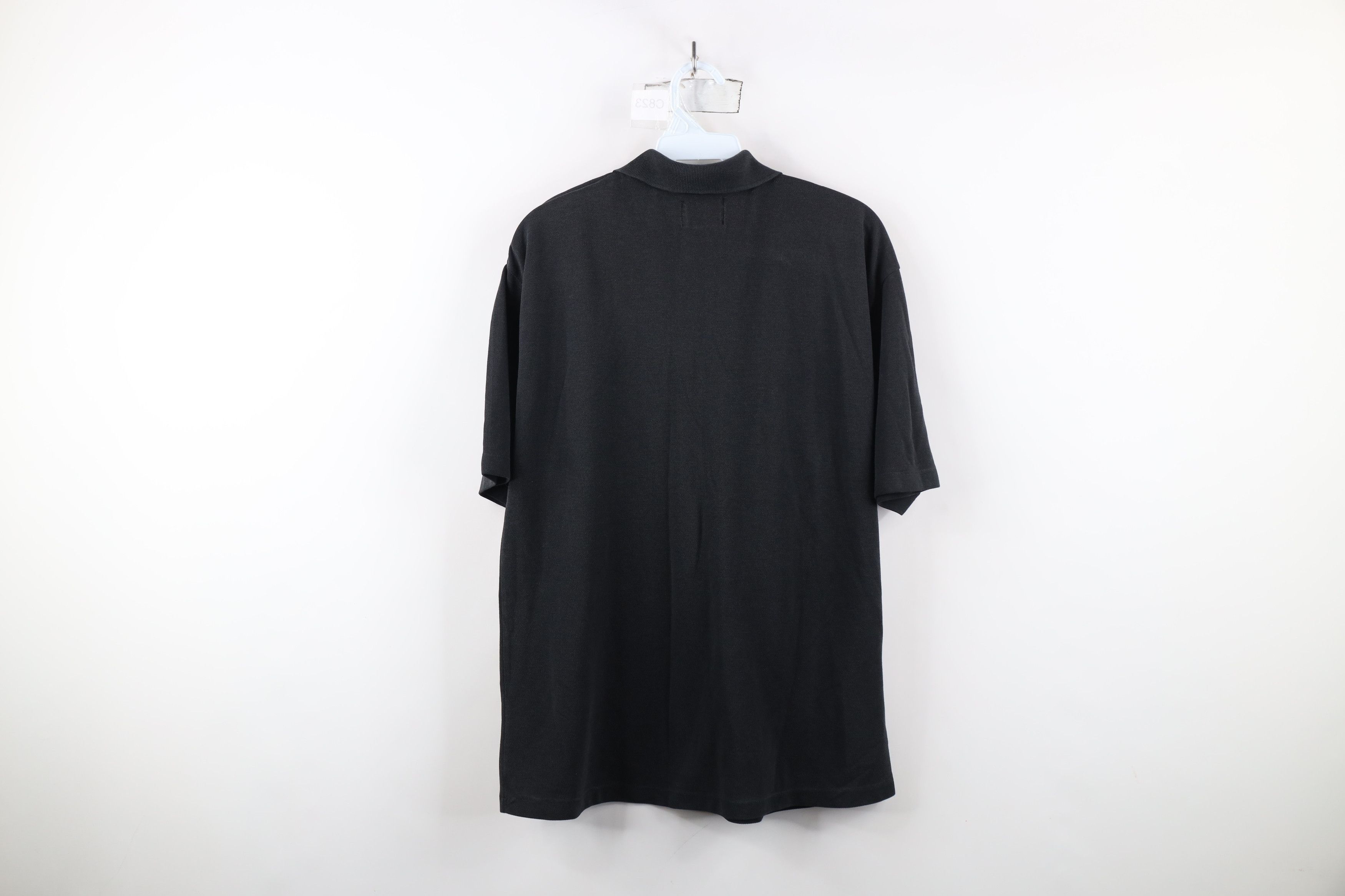 Express × Vintage Vintage 80s Express Faded Collared Golf Polo Shirt Black USA Size US S / EU 44-46 / 1 - 12 Thumbnail