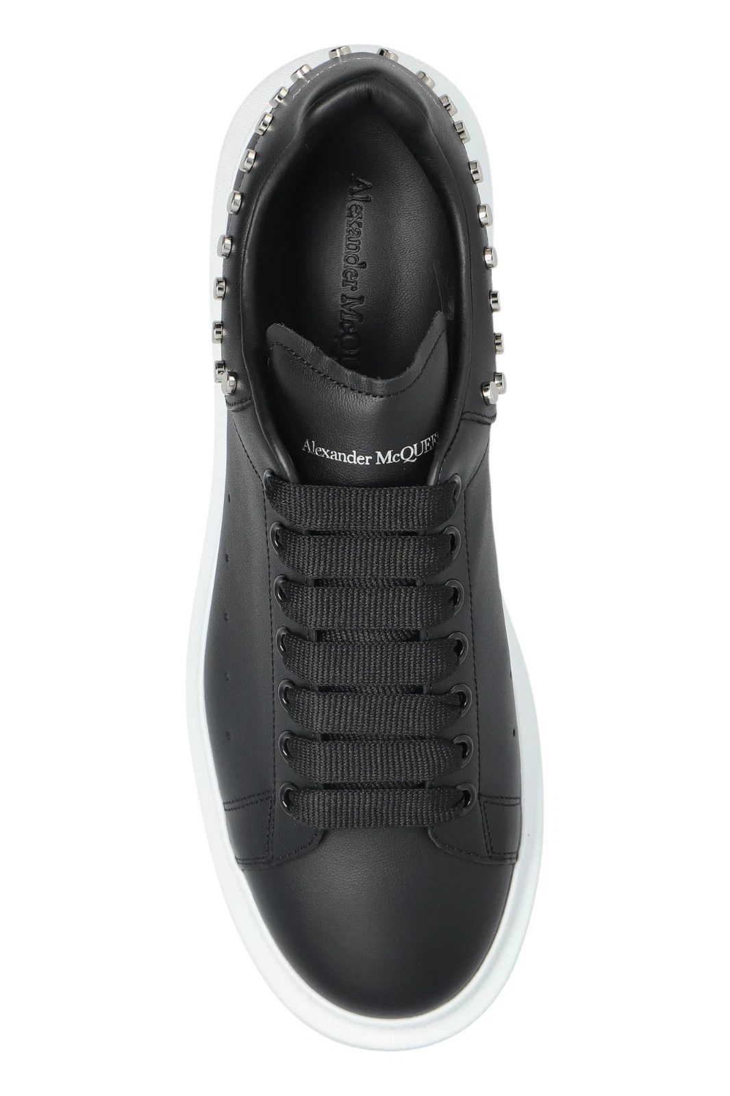 Alexander McQueen MCQUEEN Oversized Men's Black Studded Sneakers New Size US 11 / EU 44 - 4 Thumbnail