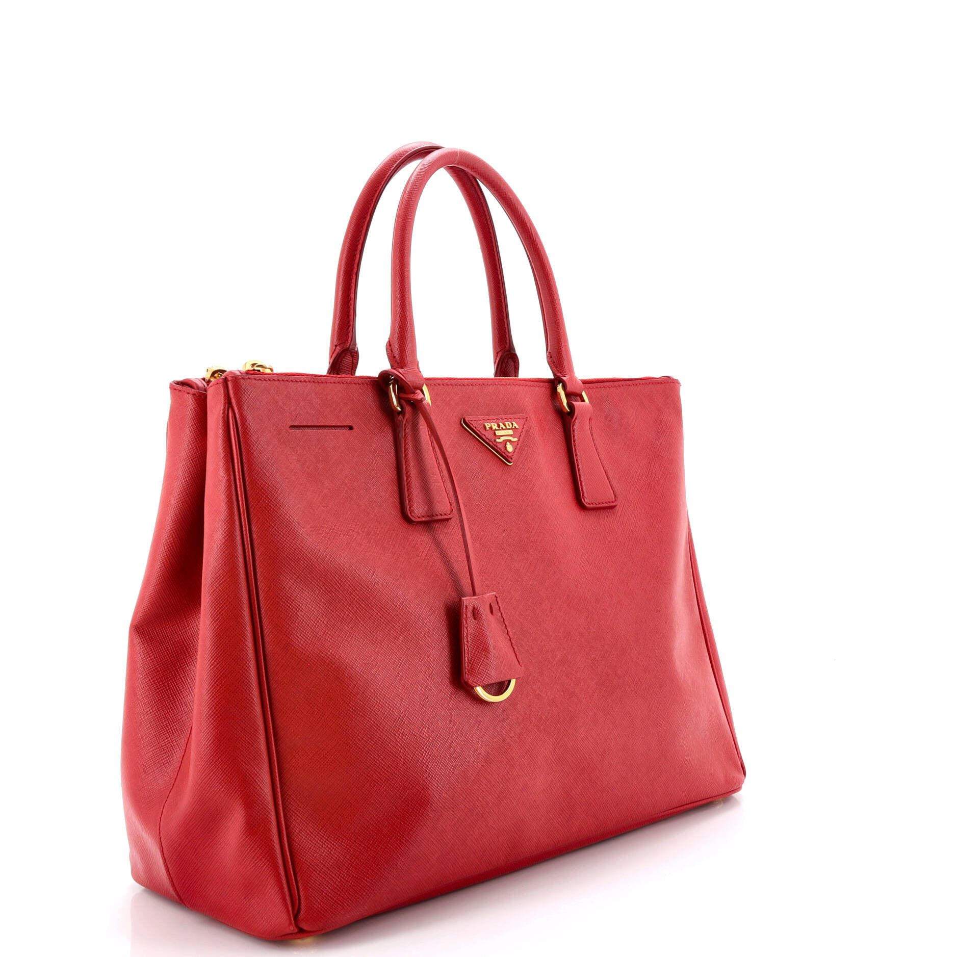 Prada Double Zip Lux Tote Saffiano Leather Large Size ONE SIZE - 1 Thumbnail
